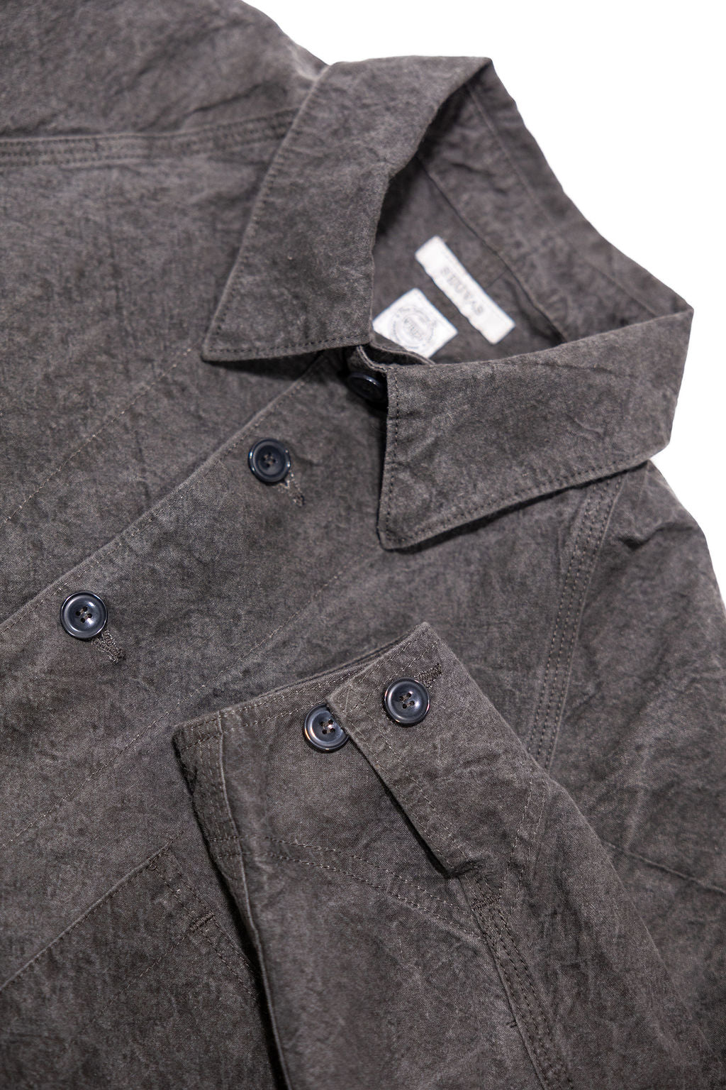 Seuvas "WASHI" Raglan Coverall - Dark Charcoal