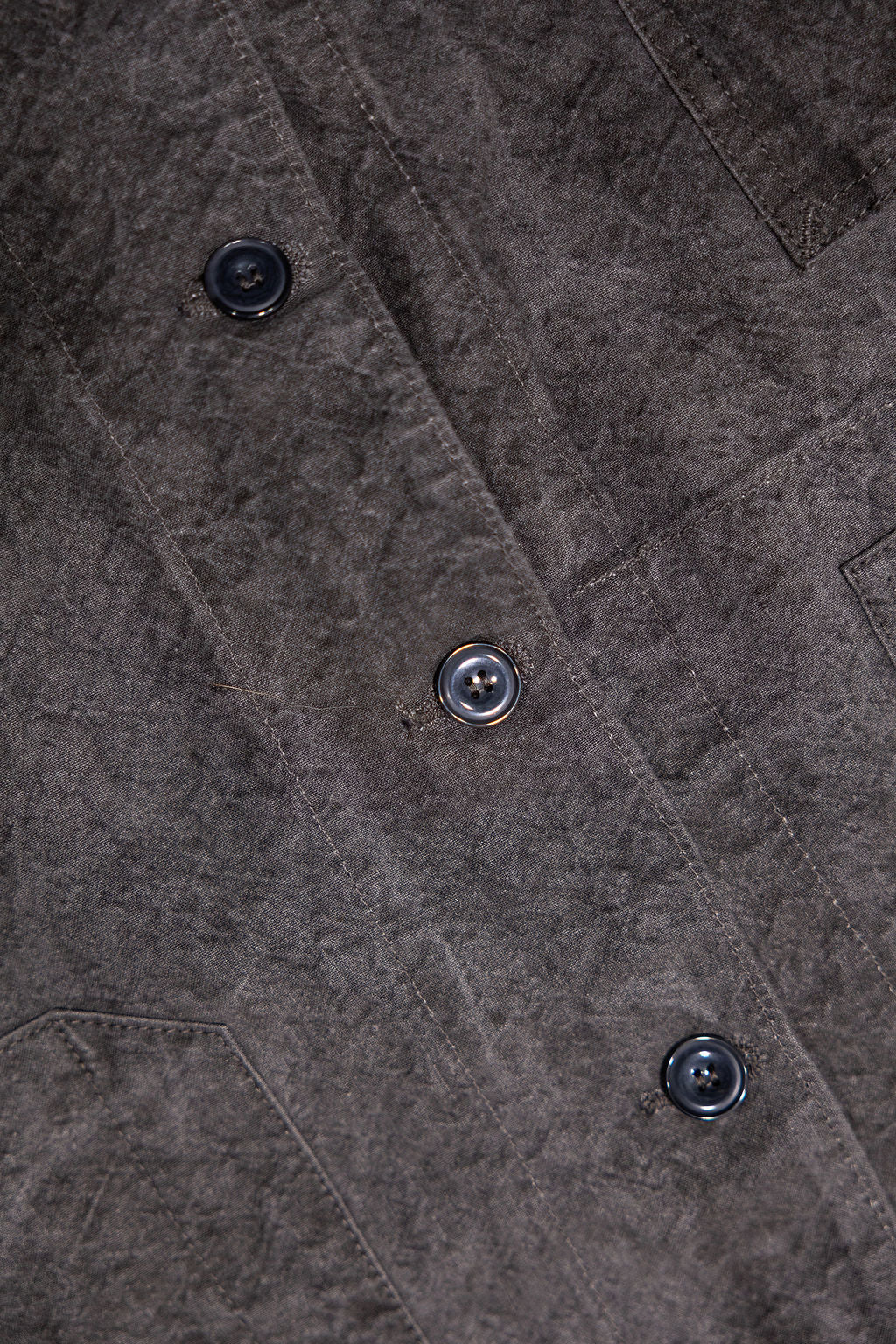 Seuvas "WASHI" Raglan Coverall - Dark Charcoal