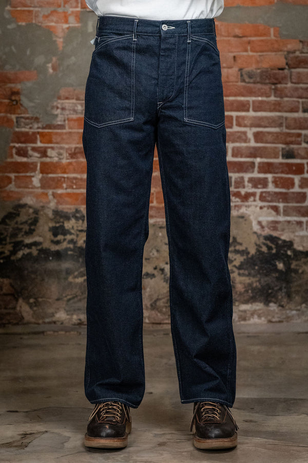 Buzz Rickson's BR41106 Denim Working Trousers - One Wash