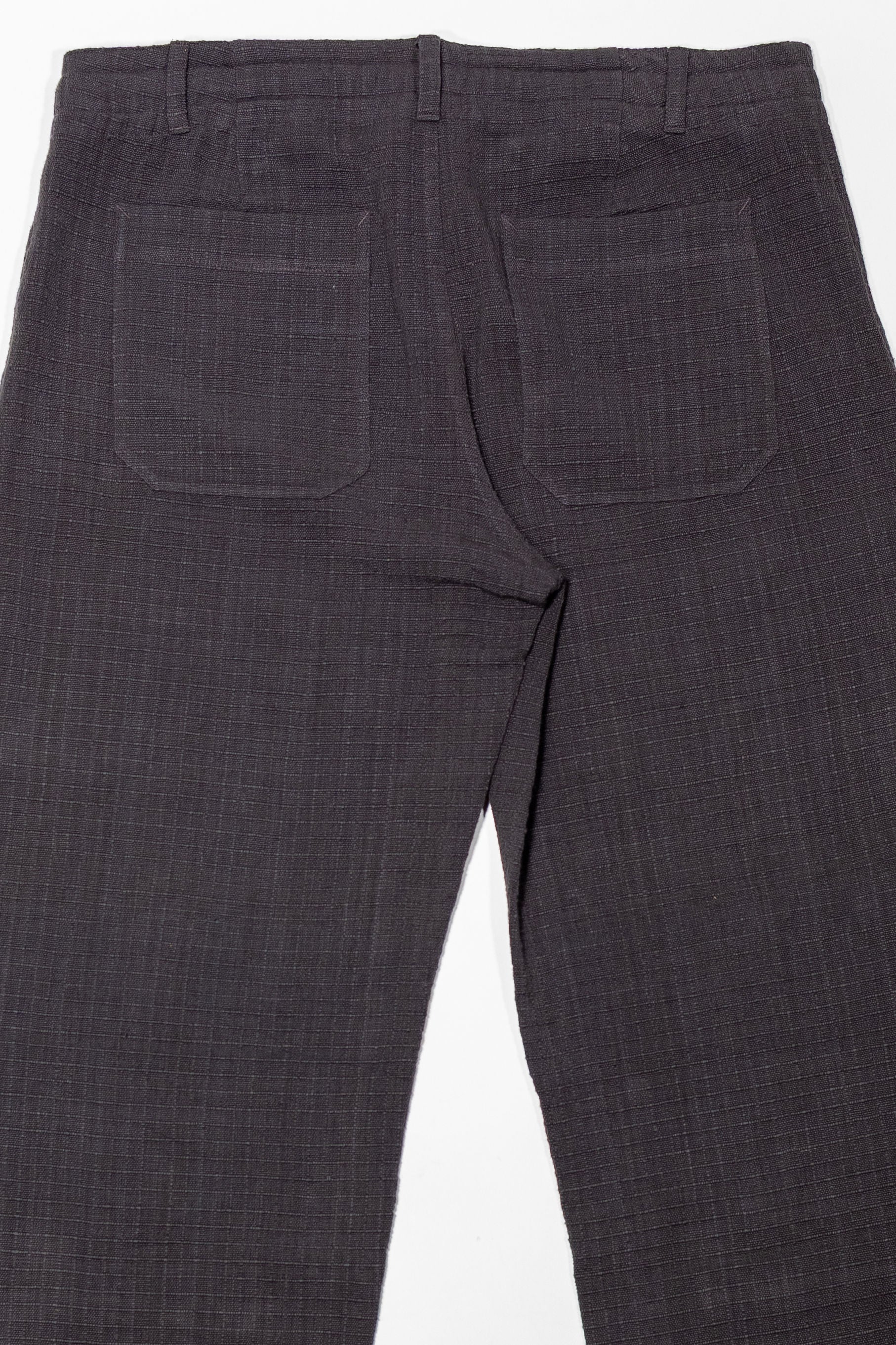 Indi + Ash Raka Pant - Handwoven Ripstop Smoke