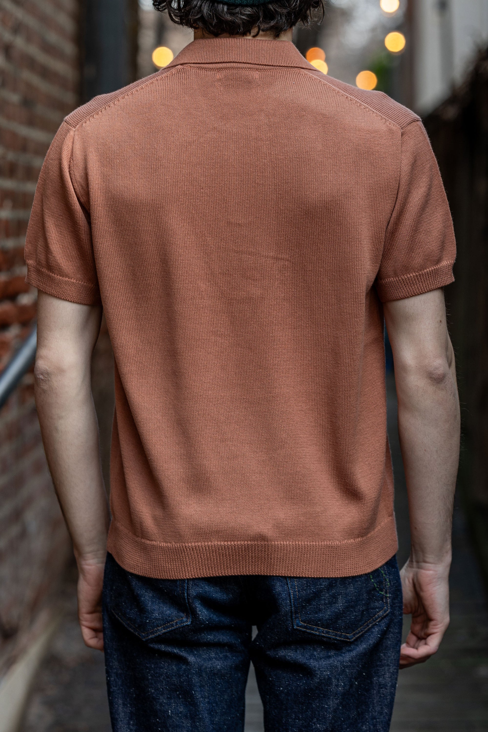 3sixteen Knit Polo Pima Cotton - Clay