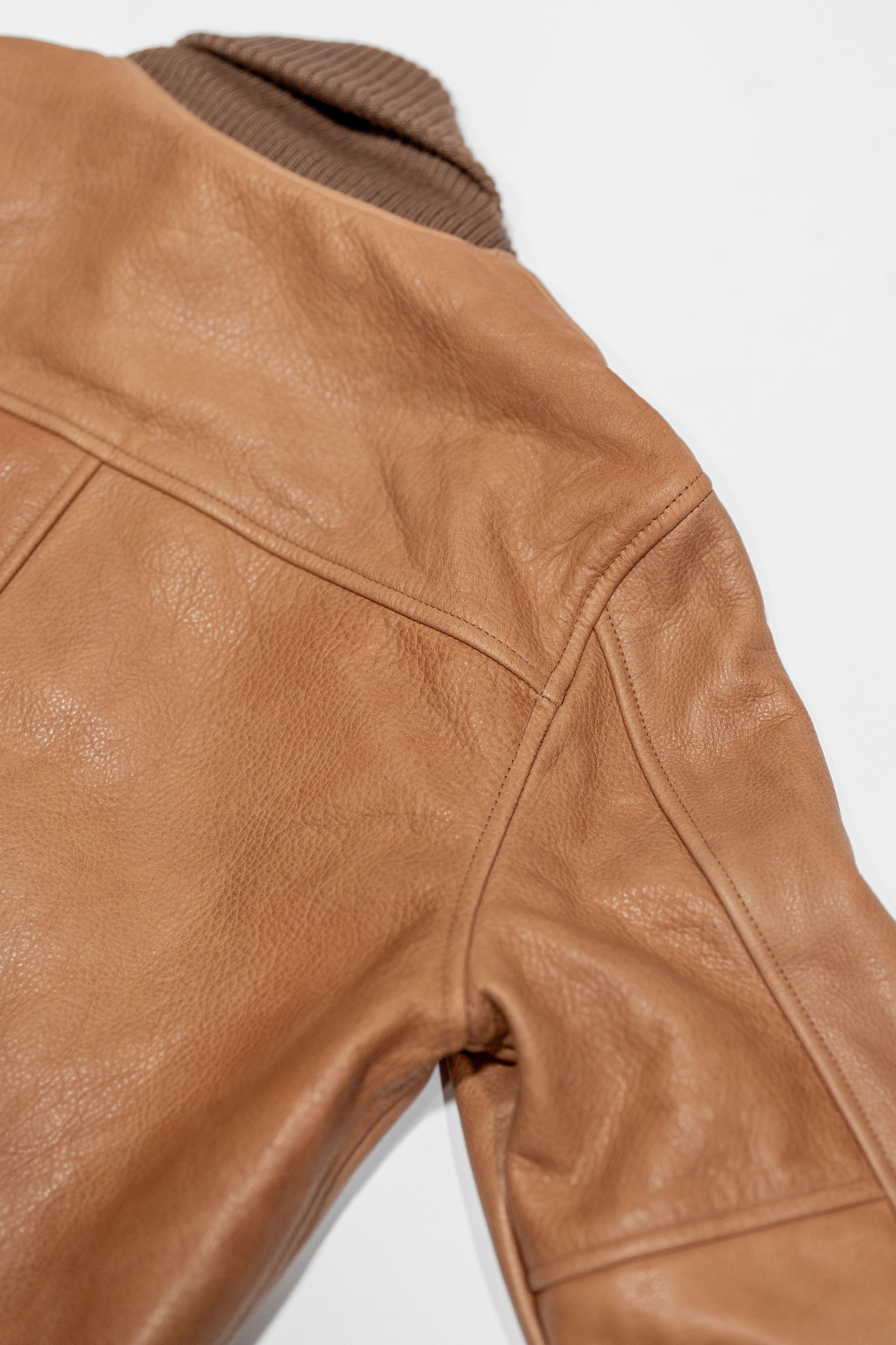 Dehen 1920 All-City Leather Jacket - Rust