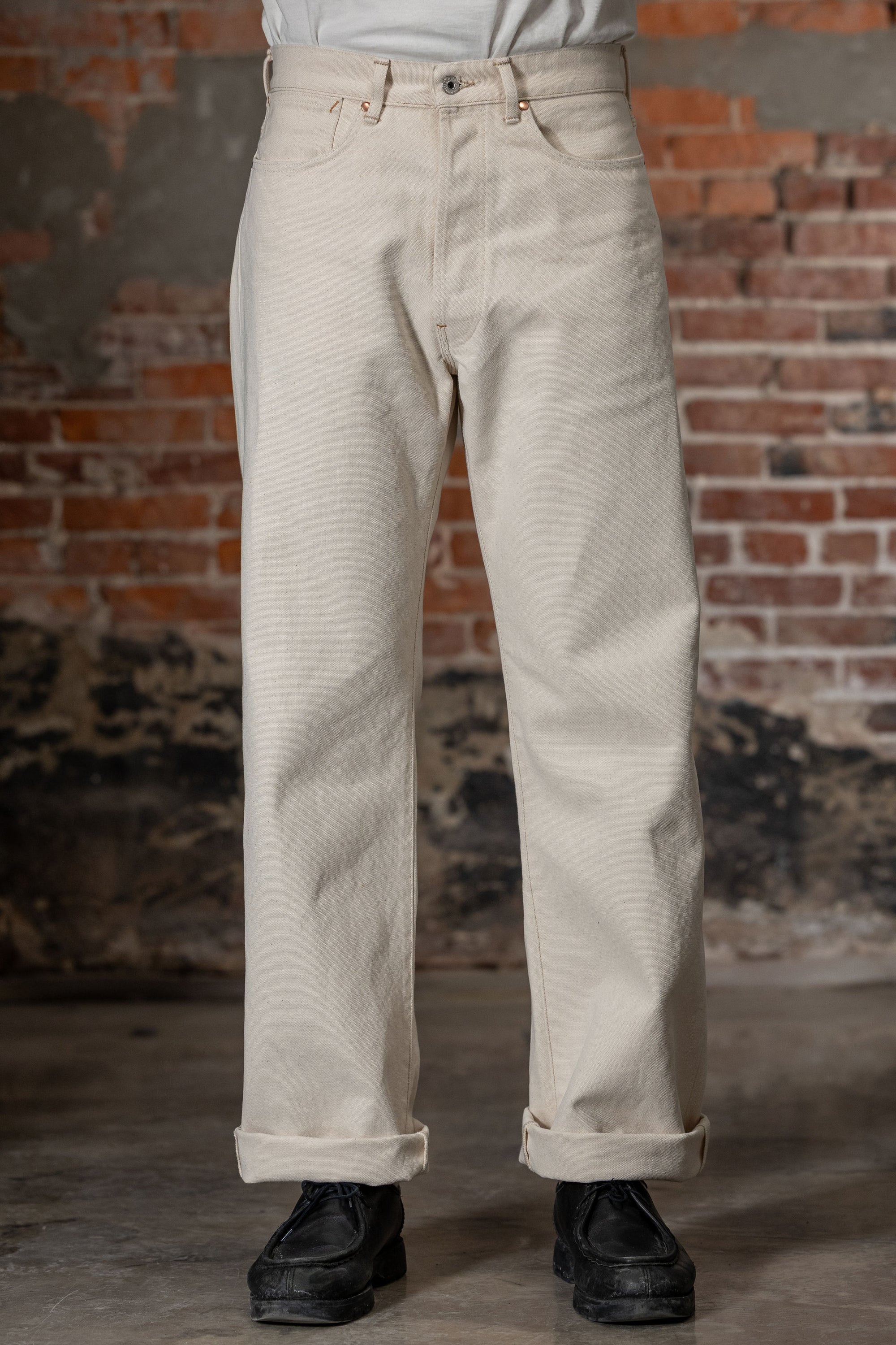 Indigofera Duke - 13oz Smithson Canvas Ecru