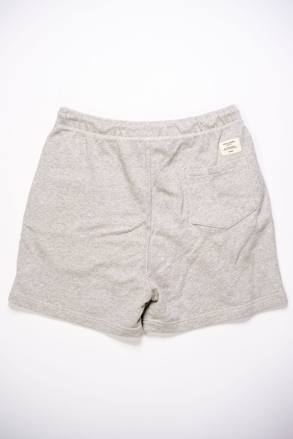 Merz b. Schwanen SPS05 Good Basics Sweat Shorts 11.3oz Organic Cotton - Grey Melange