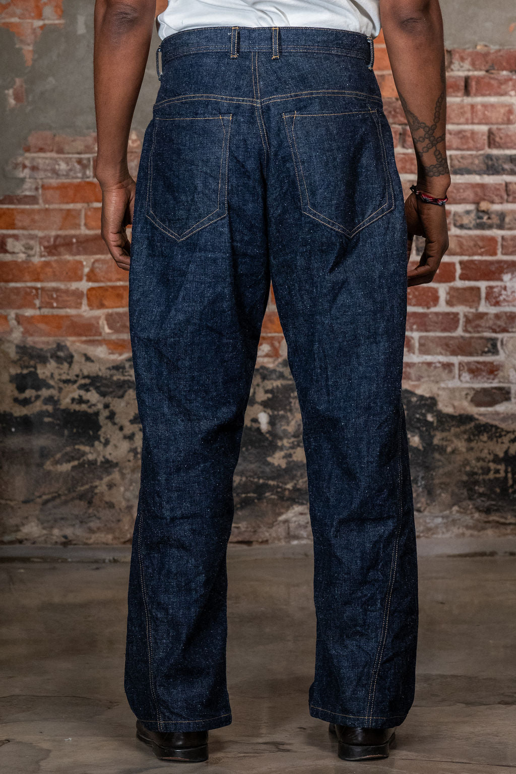 Hansen Garments Robby Wide Cut Jeans - 13oz Neppy Indigo Denim