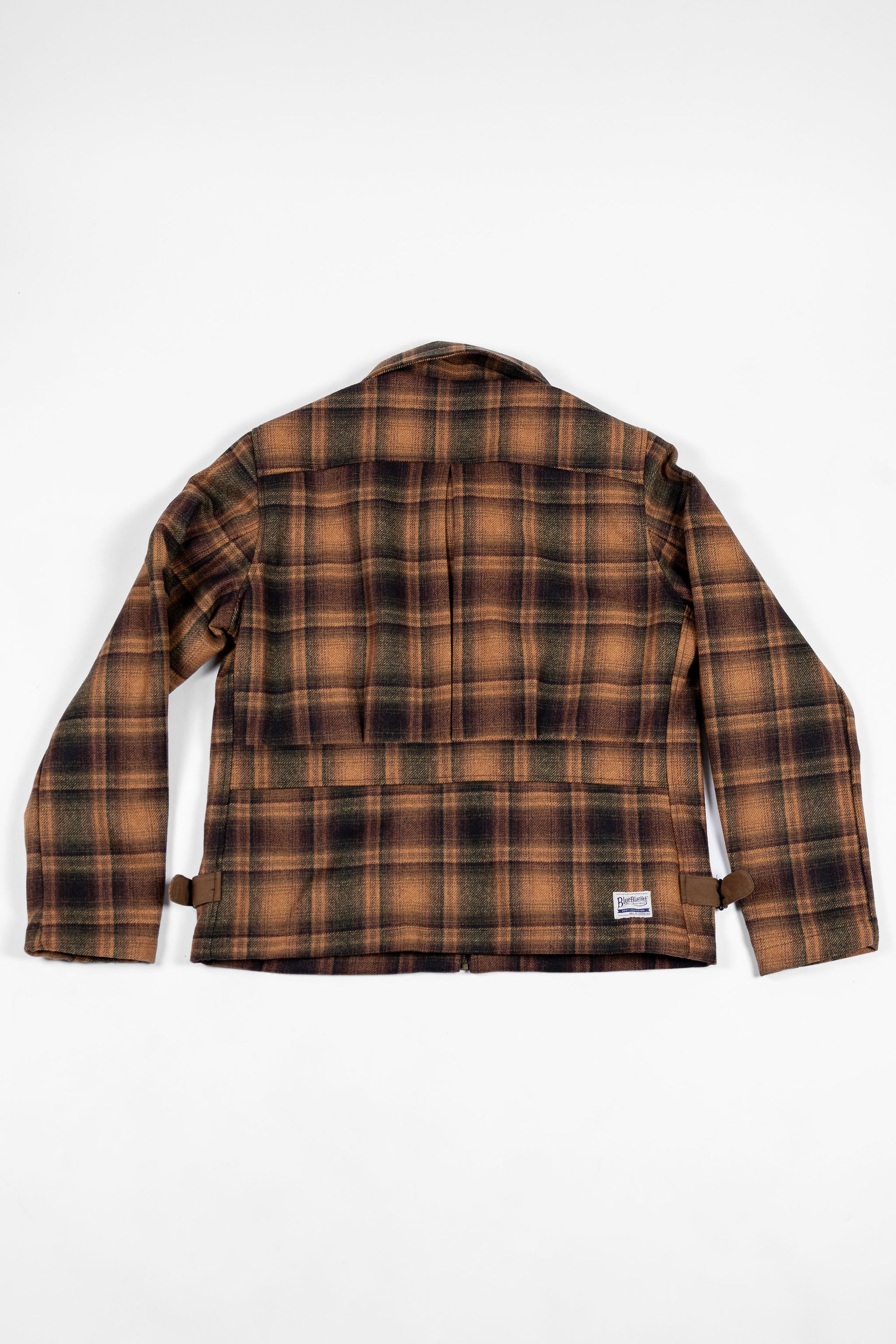 Blue Blanket J45 IT173 Half Belt Italian Flannel Jacket