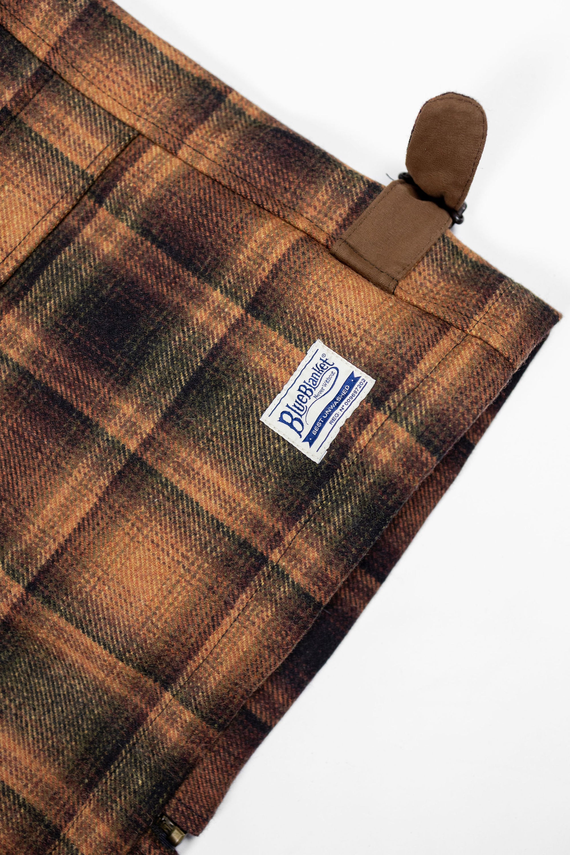 Blue Blanket J45 IT173 Half Belt Italian Flannel Jacket