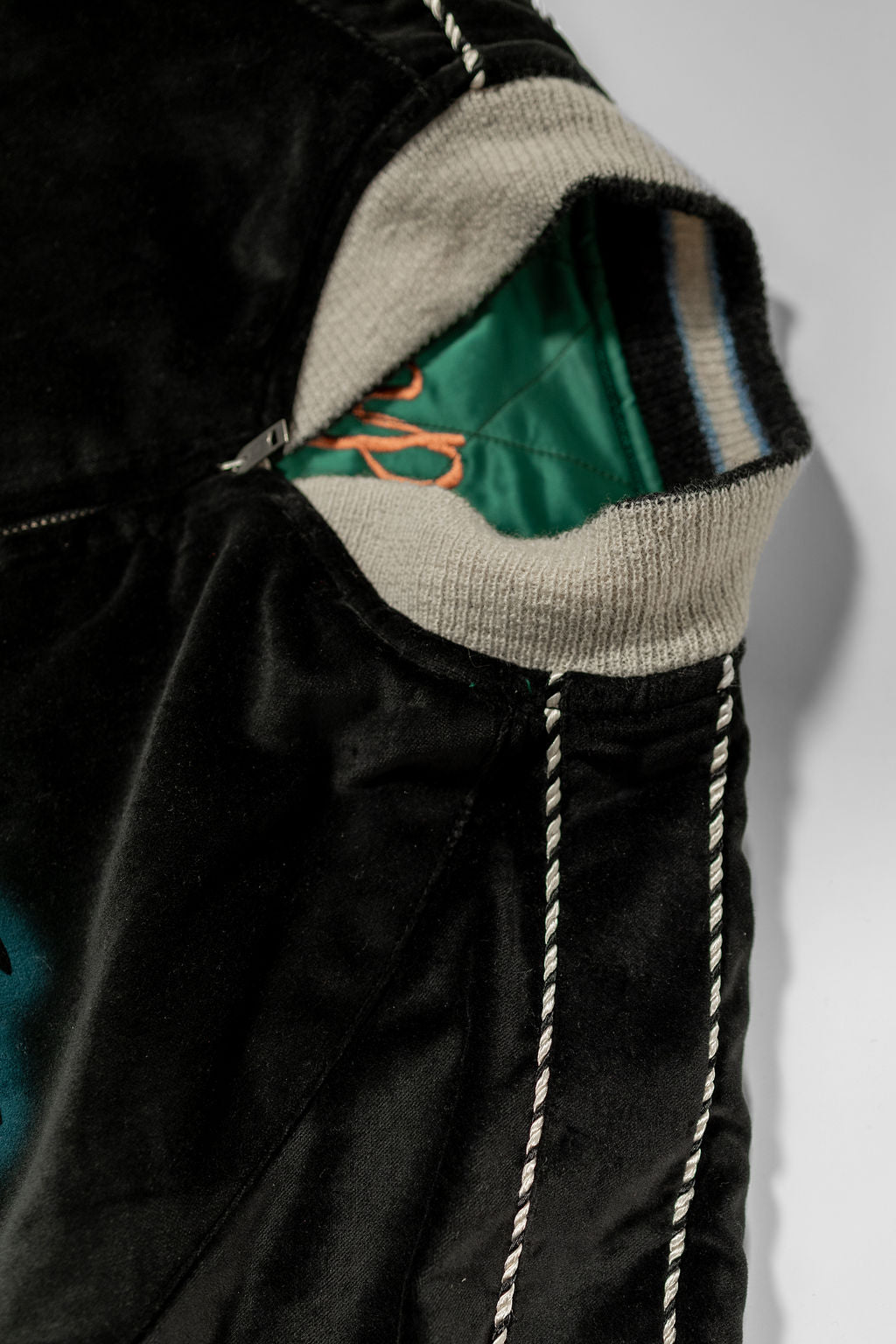 Tailor Toyo TT15809-119  Mid 1950s Style Quilted Souvenir Jacket “Stencil Paint” 60th Anniversary Special Edition - “Tiger Head” × “Eagle”