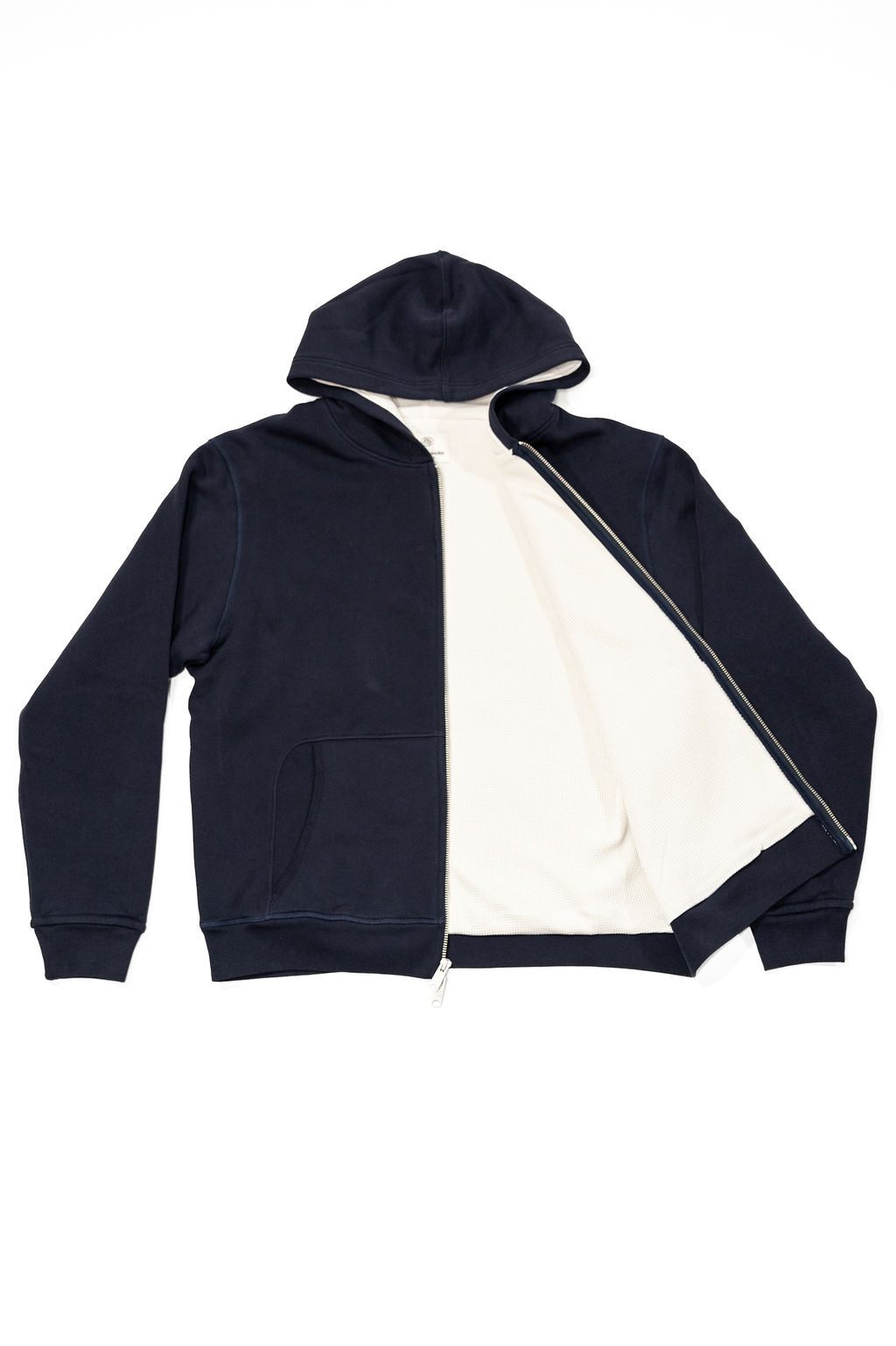 Knickerbocker Metro Waffle Hoodie - Navy