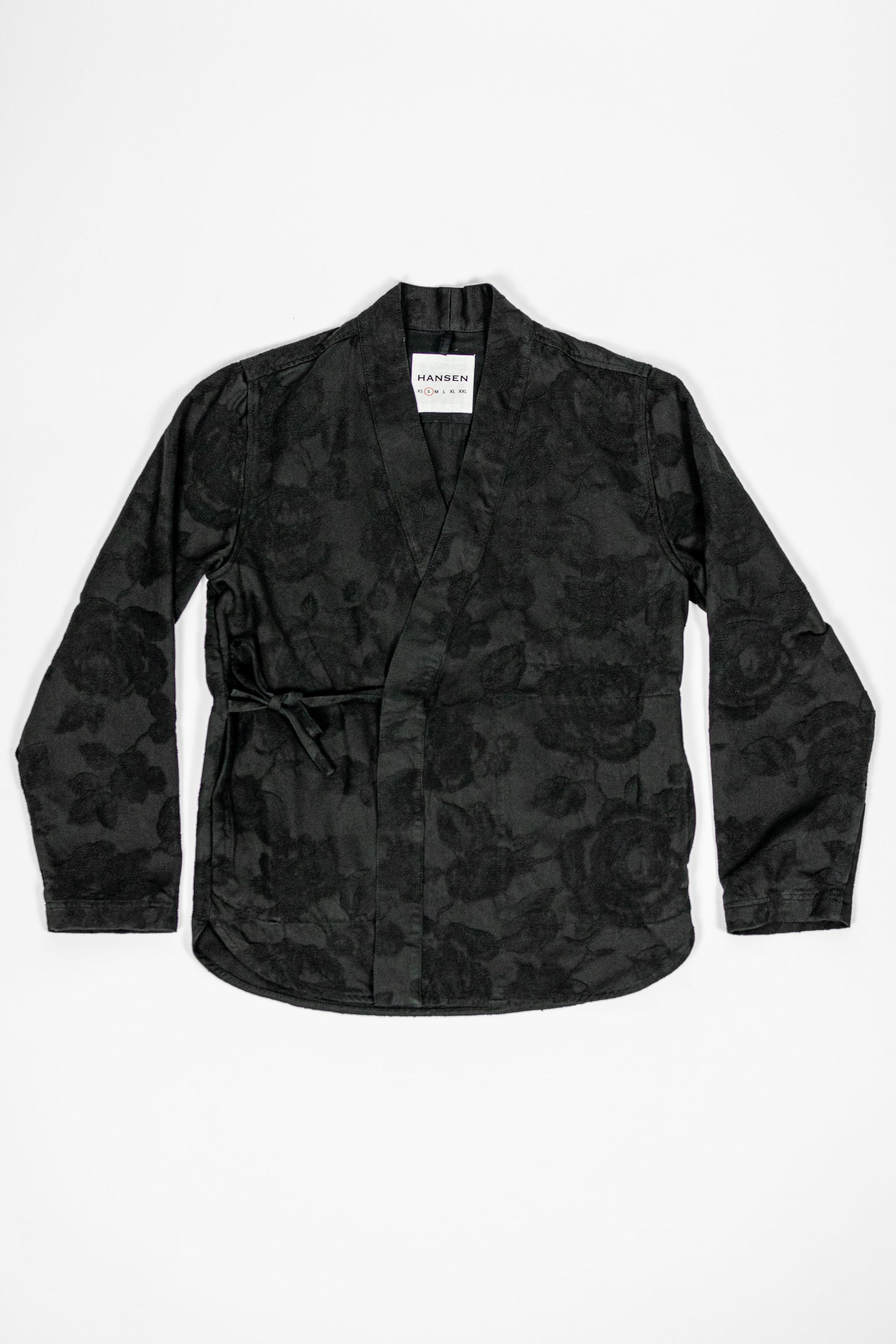 Hansen Garments Roman Loose Cut Jacket - Black Flowers