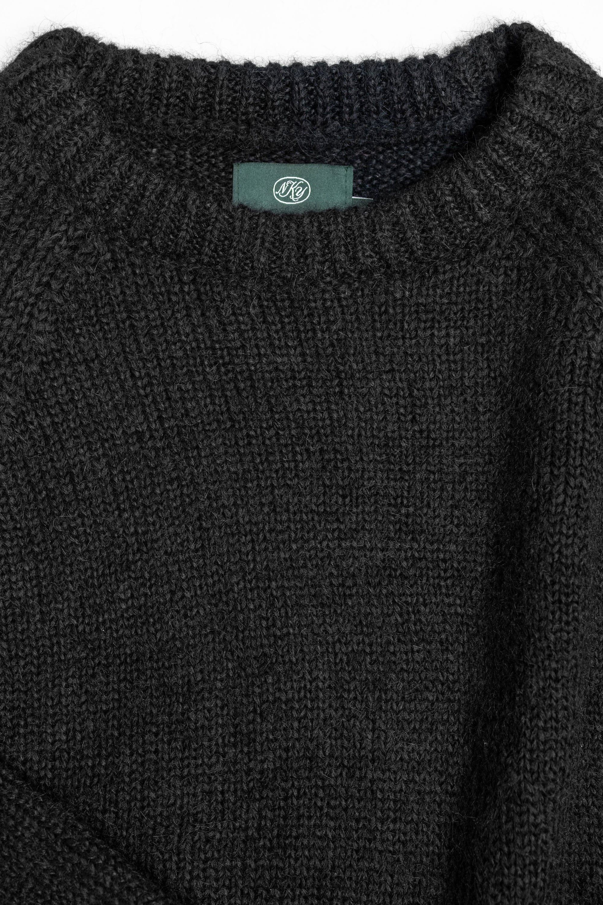 Knickerbocker Bud Alpaca Sweater - Black