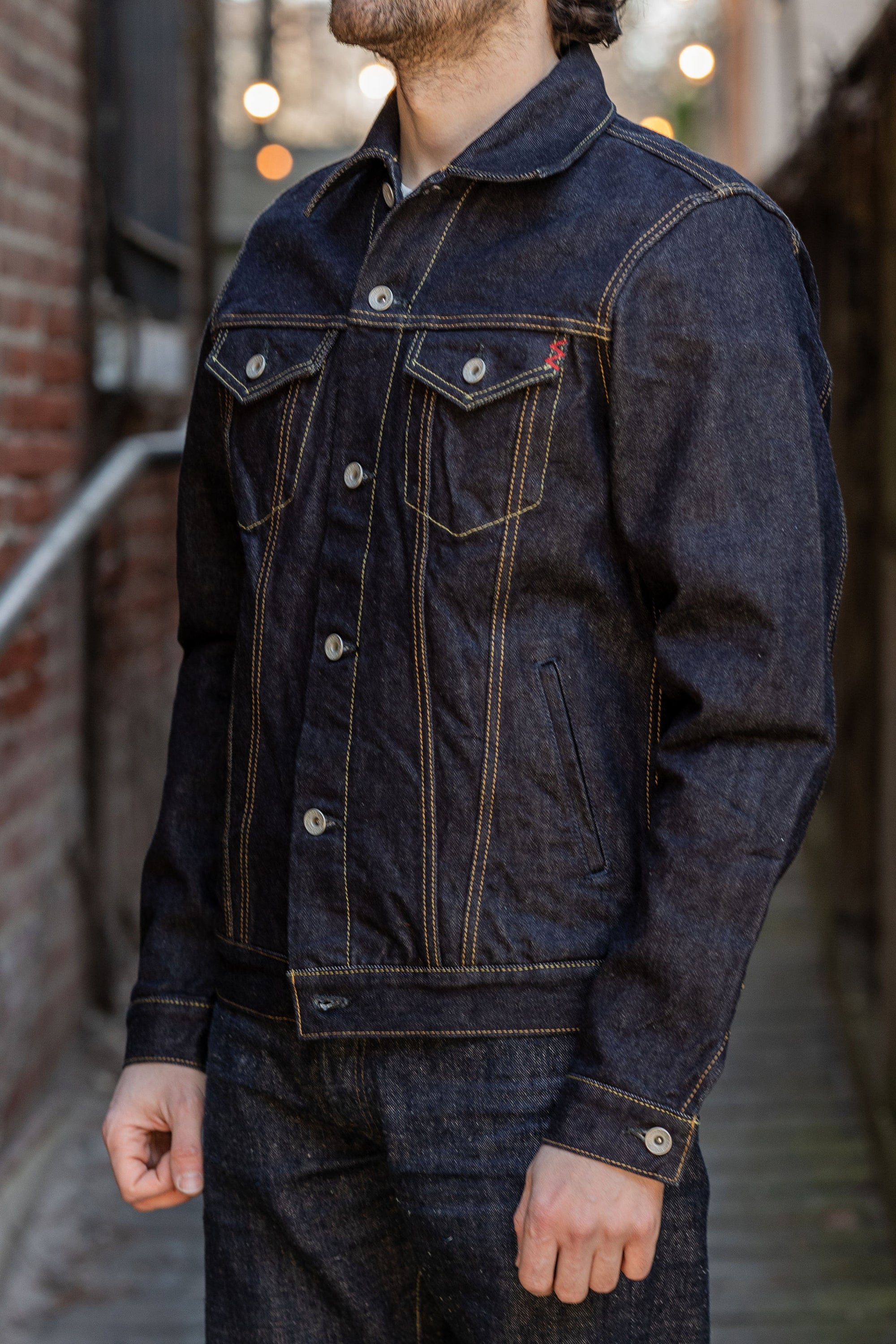 Iron Heart IH-526J 14oz Selvedge Denim Modified Type III Jacket - Indigo