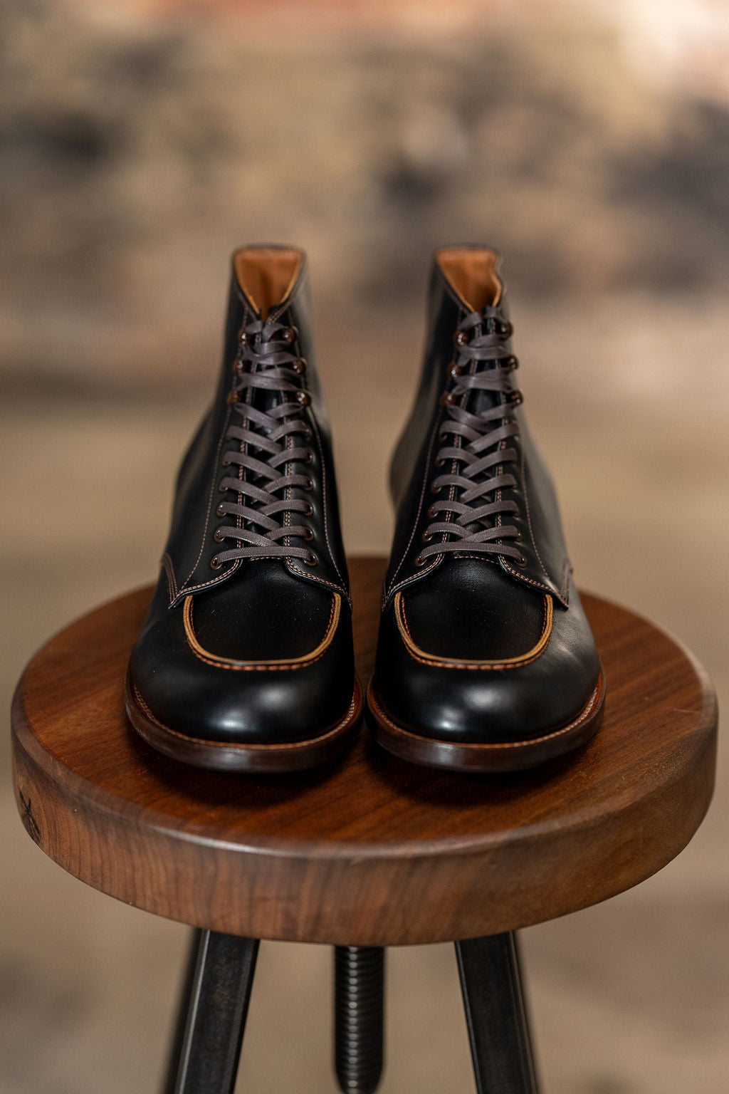 靴 The 2 Monkeys SPORTIF US8.0 The 2 Monkeys Sportif - Black French Calfskin - Franklin & Poe