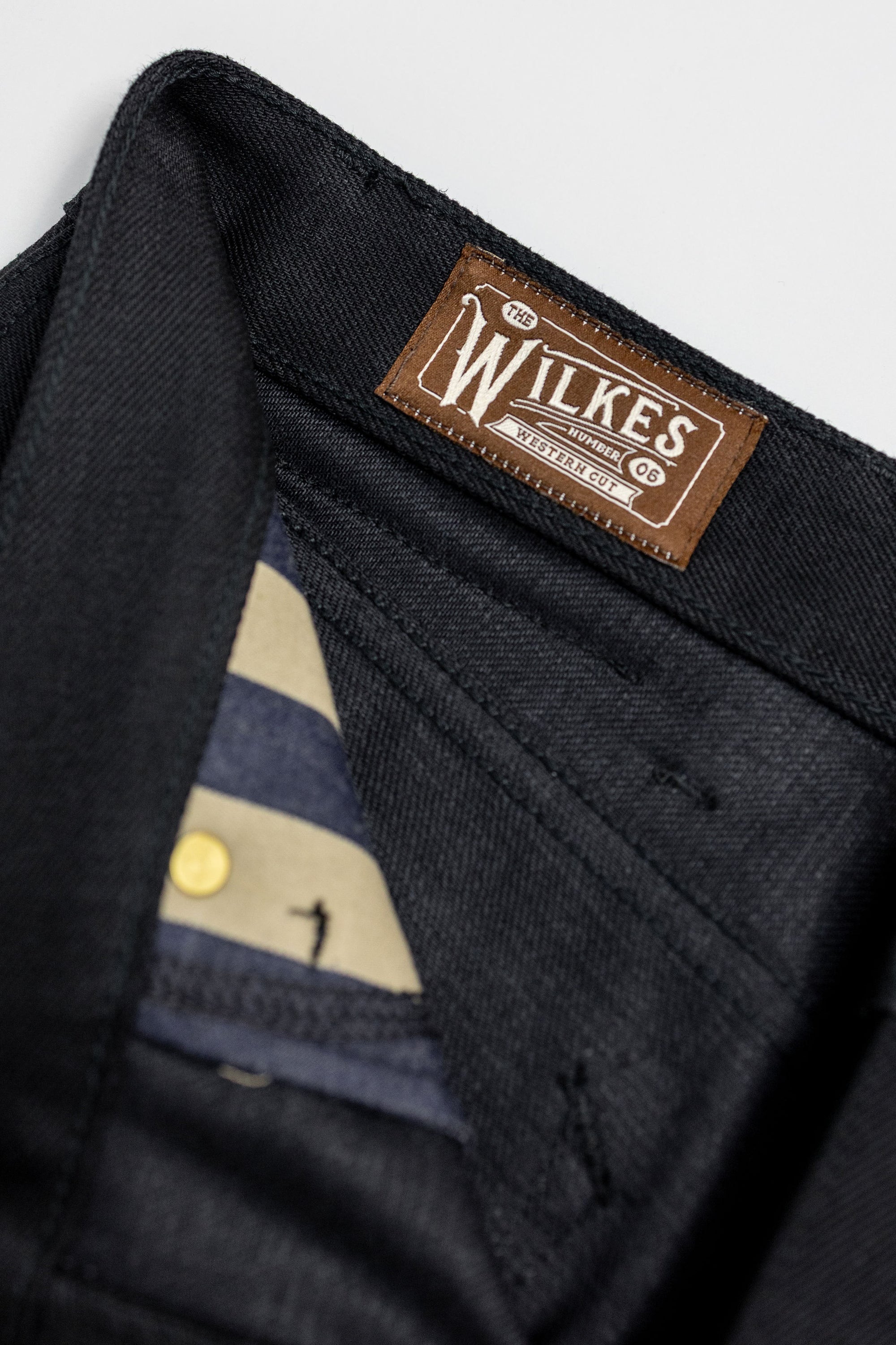 Freenote Cloth Wilkes - 14oz Aces High Black Denim