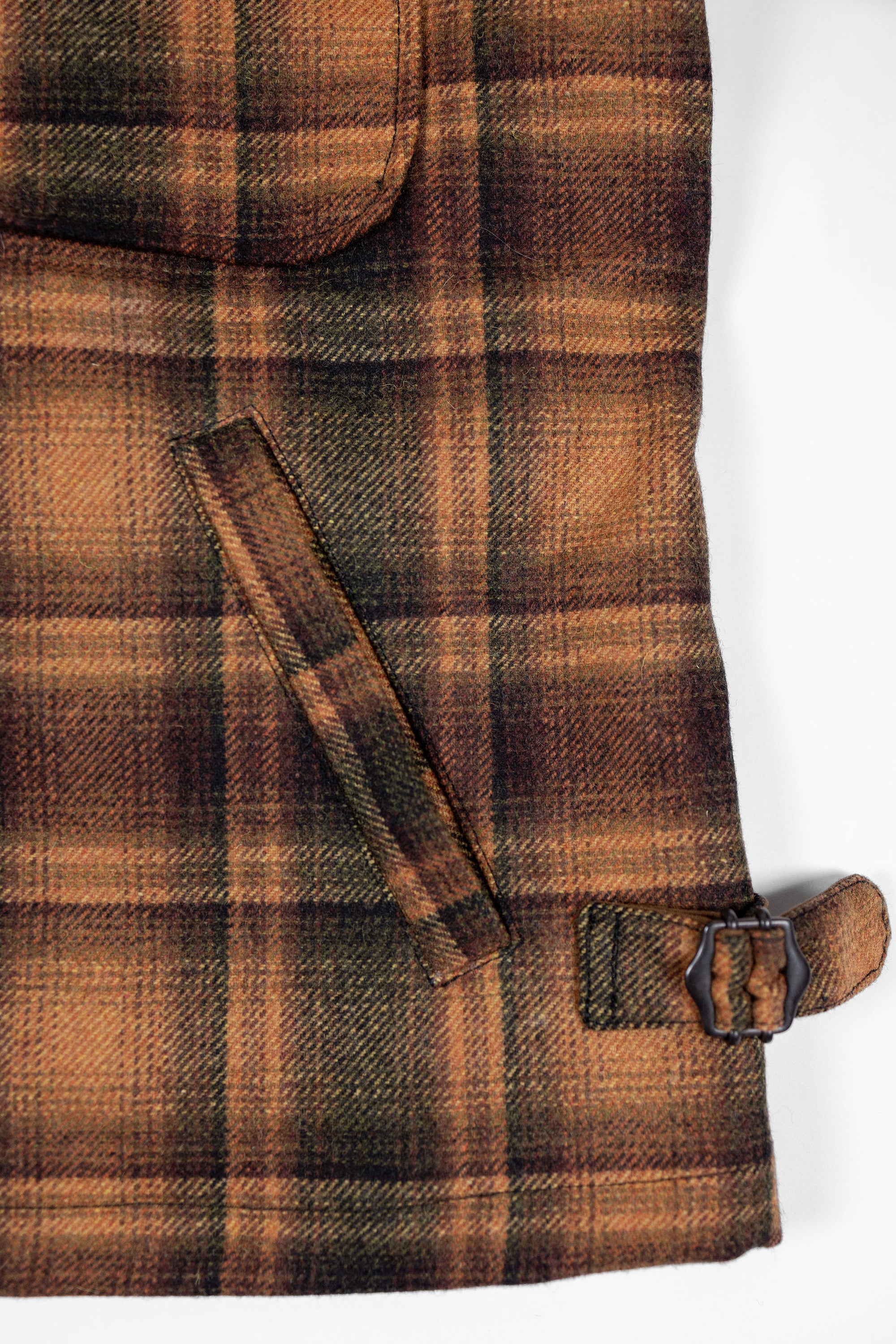 Blue Blanket J45 IT173 Half Belt Italian Flannel Jacket