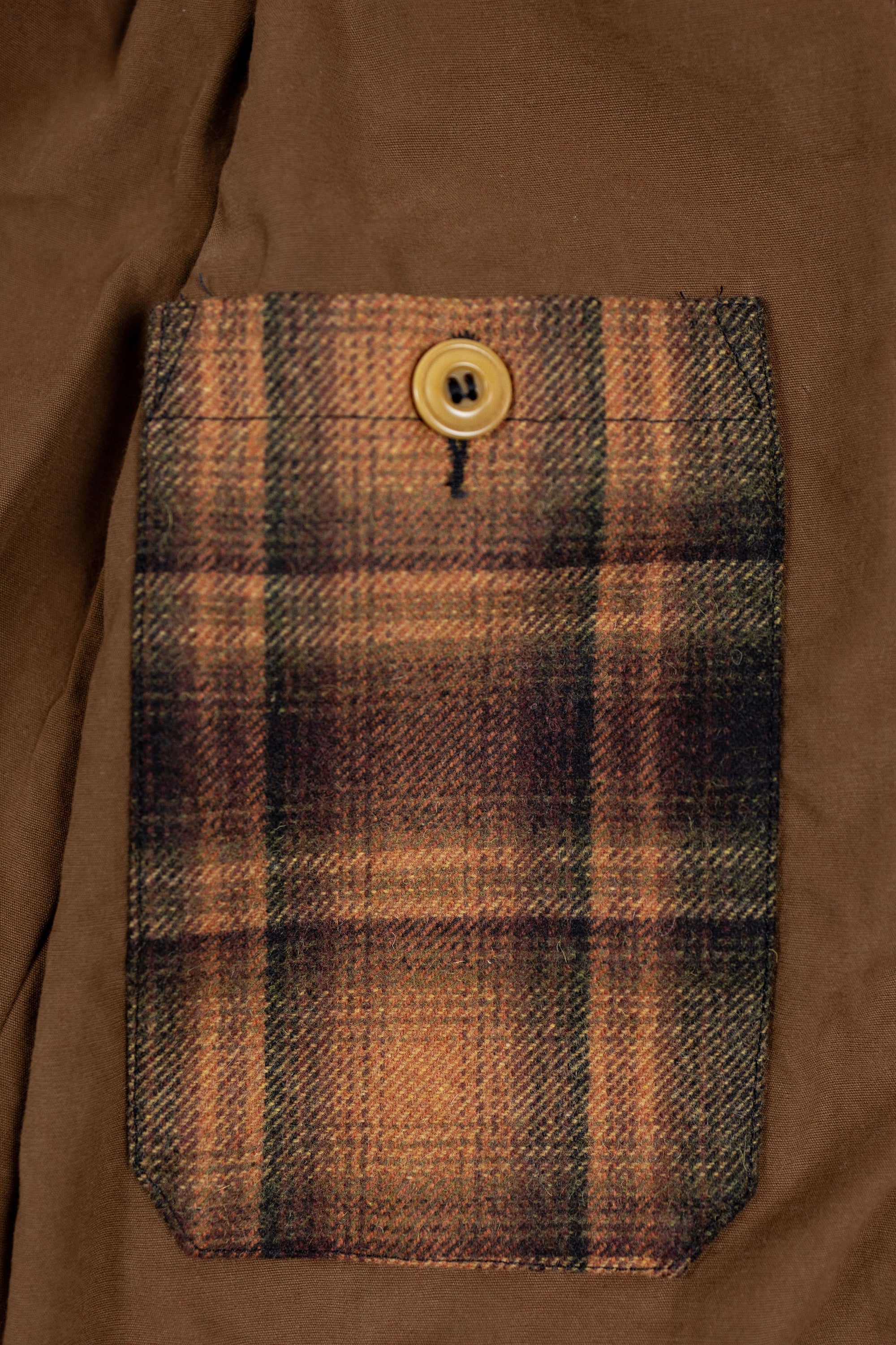 Blue Blanket J45 IT173 Half Belt Italian Flannel Jacket