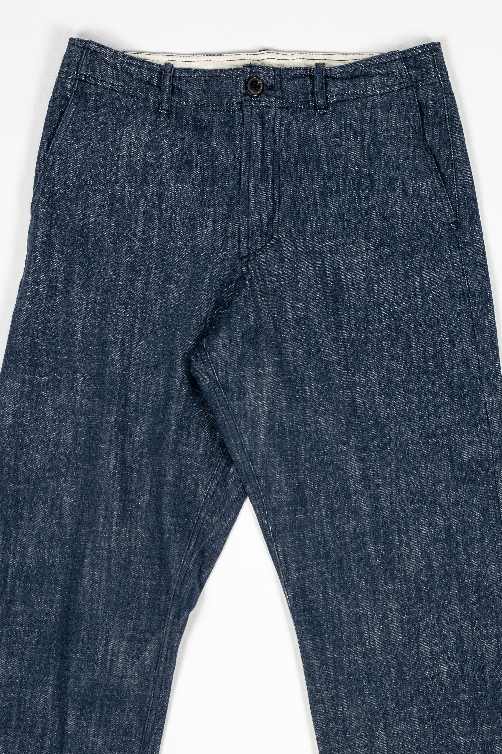 Hansen Garments Trygve Wide Cut Cropped Trousers - Denim Blue