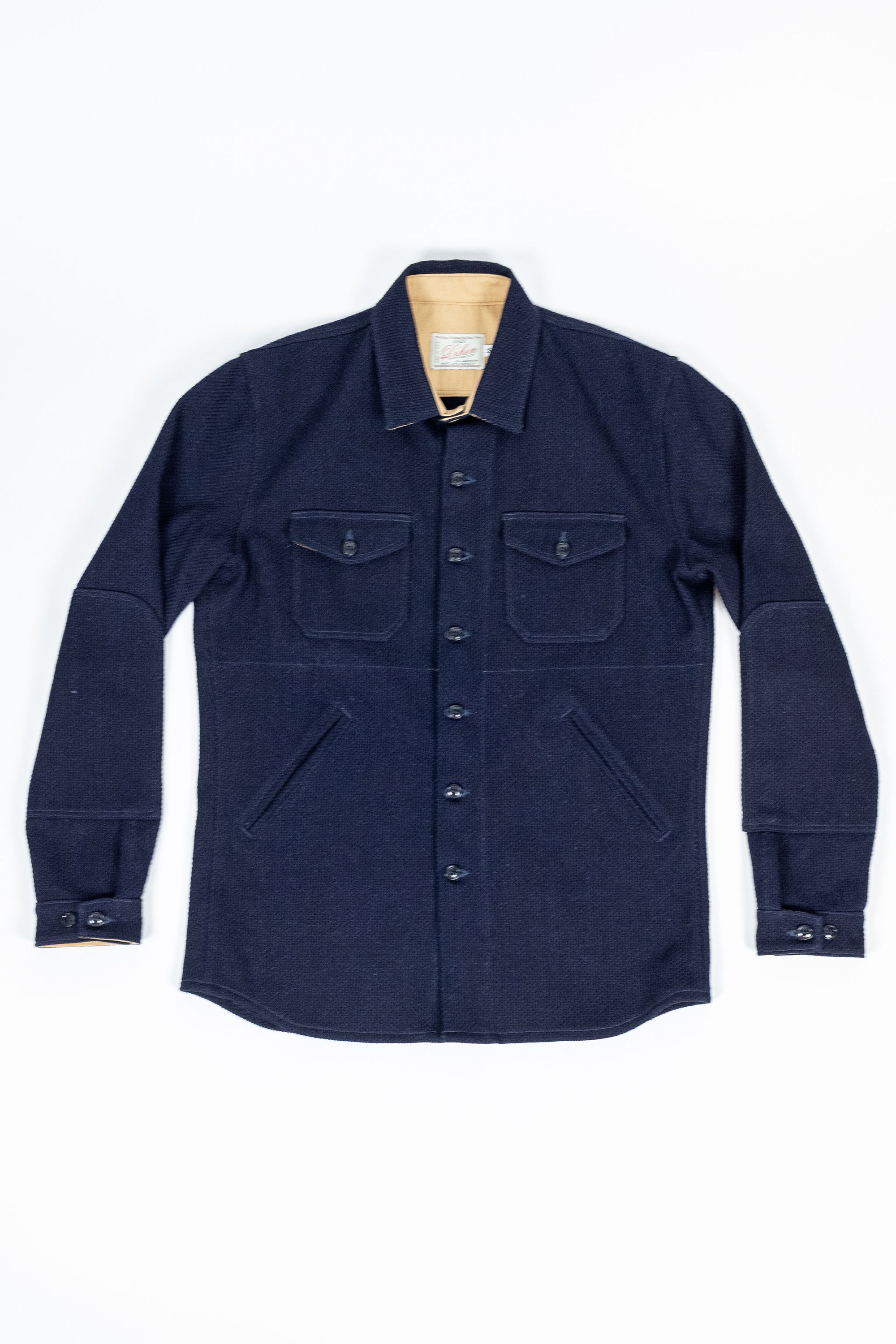 Dehen 1920 Crissman Overshirt - Sashiko Cotton Indigo