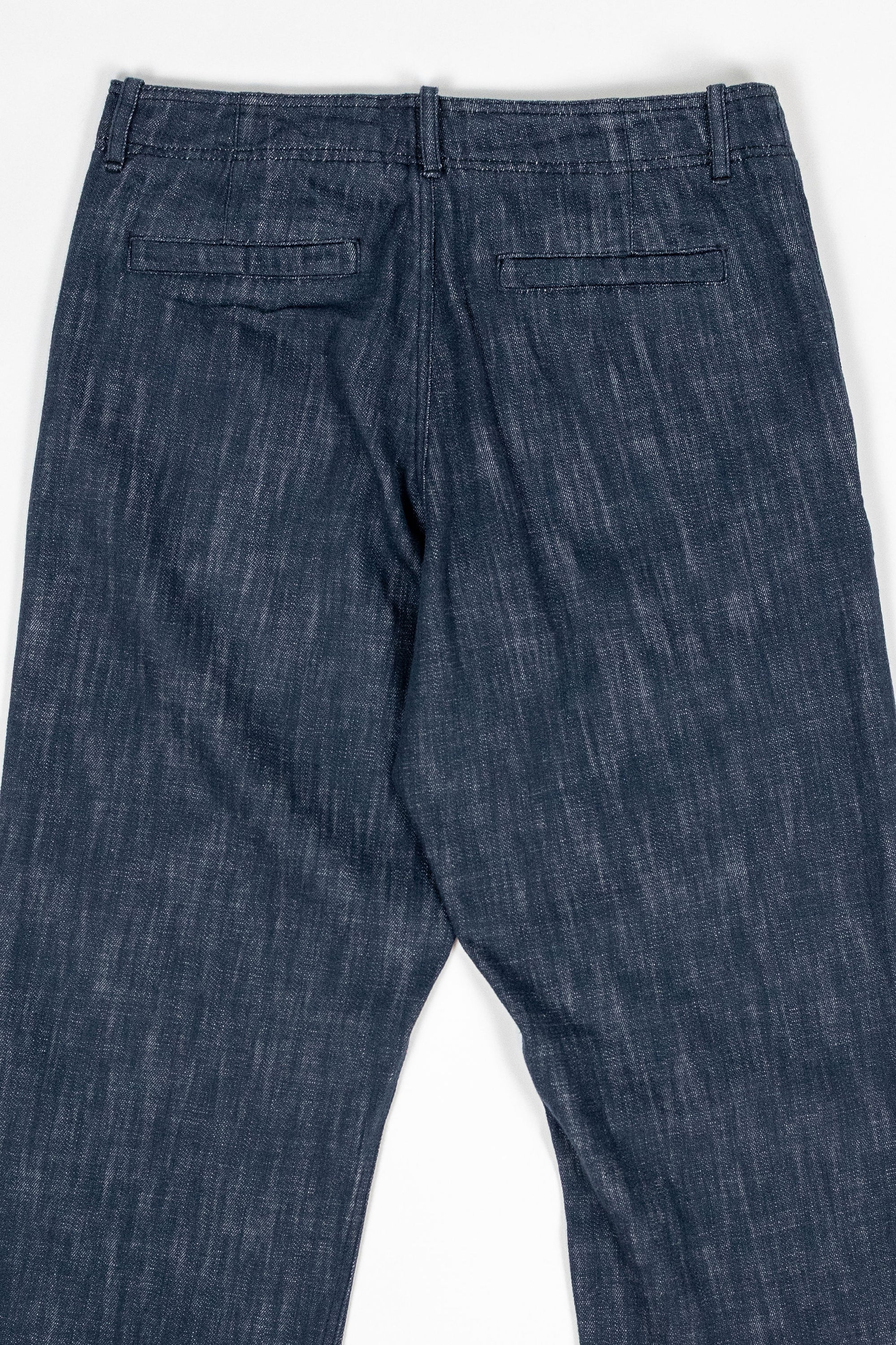 Hansen Garments Trygve Wide Cut Cropped Trousers - Denim Blue