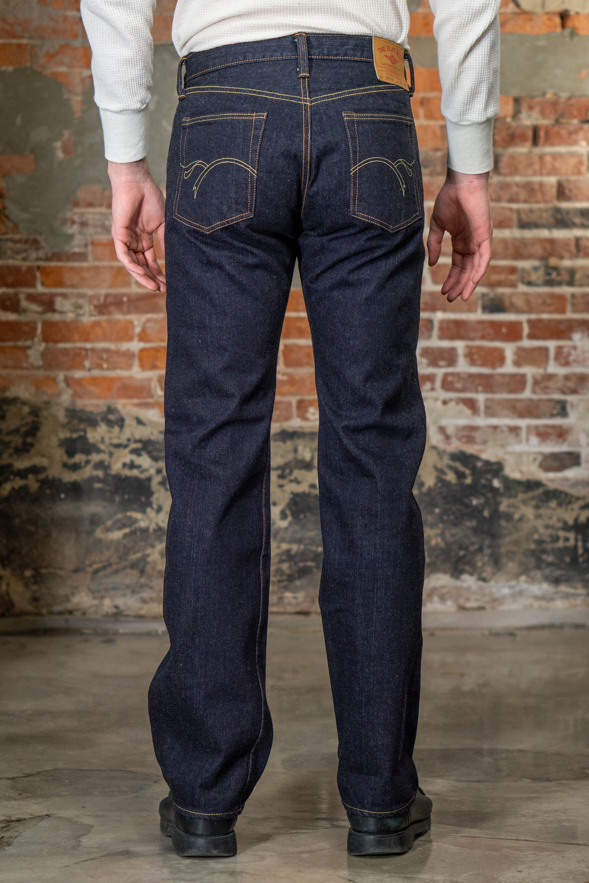 The Flat Head FN-3005 Straight - 14.5oz Selvedge Denim (One Wash)