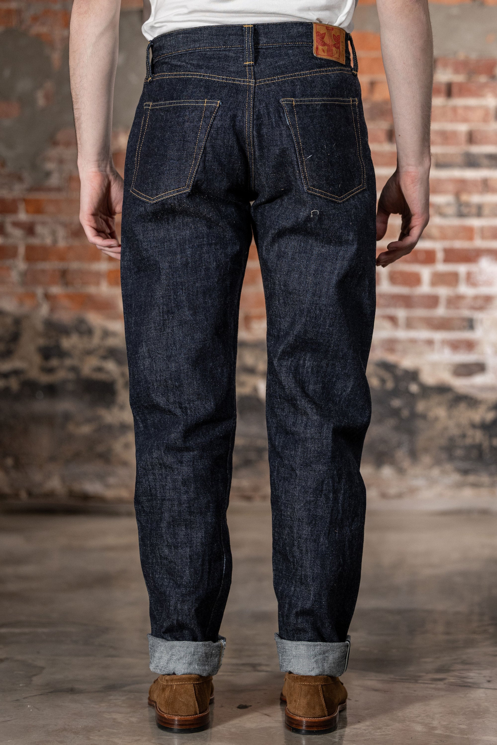 Omoto Denim 0415 13.5oz Denim Straight Fit - Indigo One-Washed