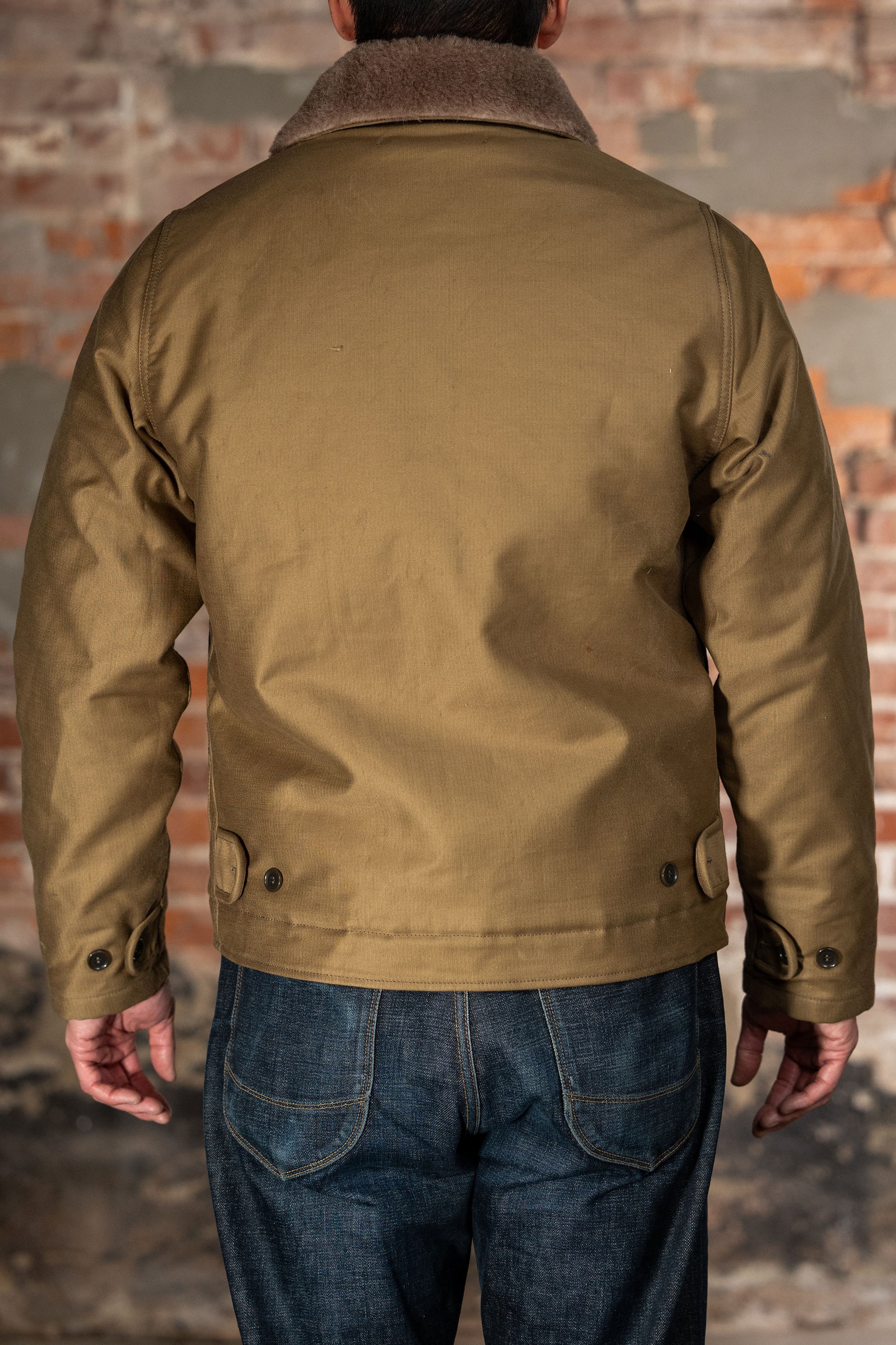 Iron Heart IHM-35-KHA Whipcord N1 Deck Jacket - Khaki