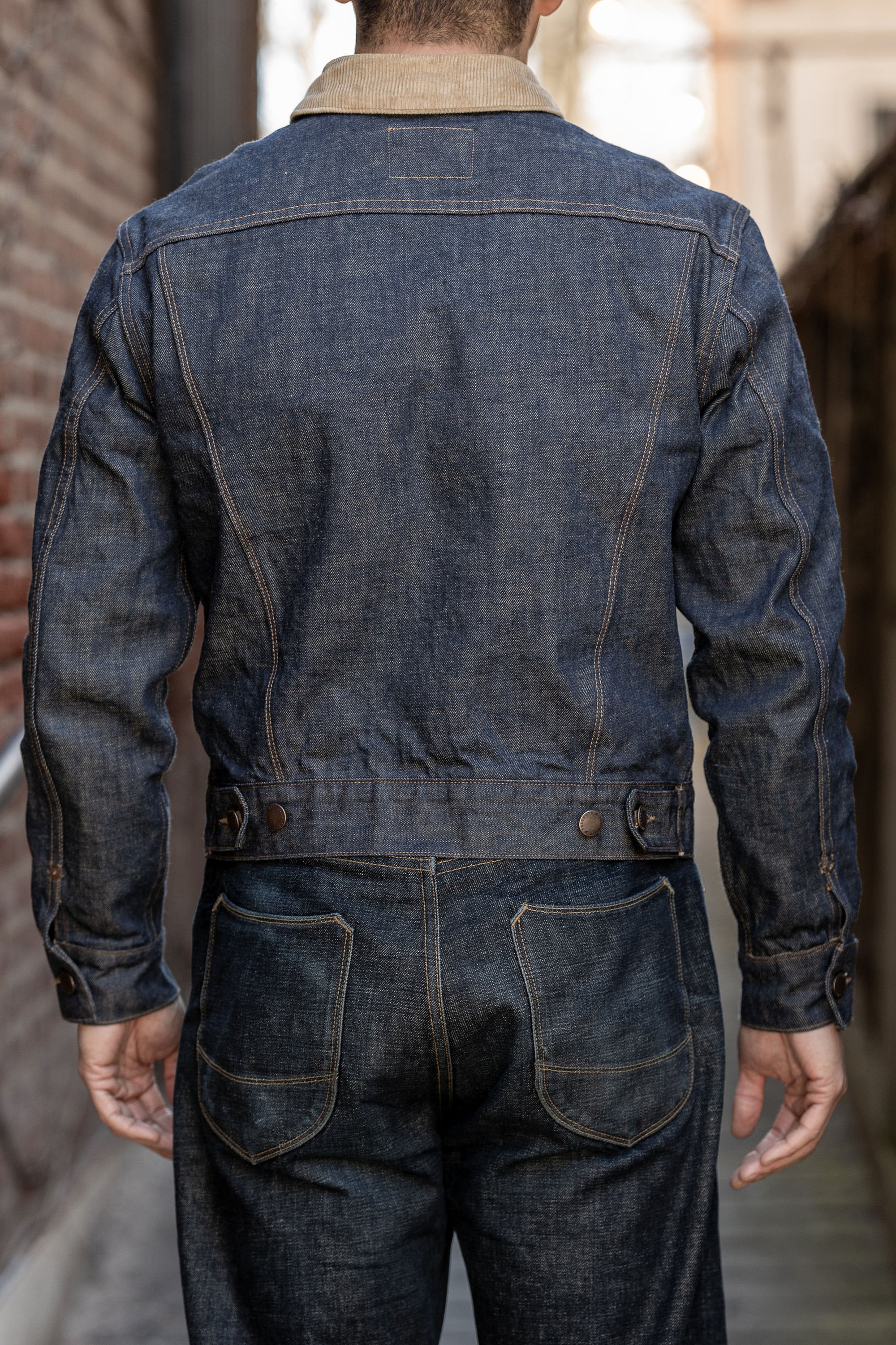 Freenote Cloth High Low Jacket - 13oz Natural Indigo