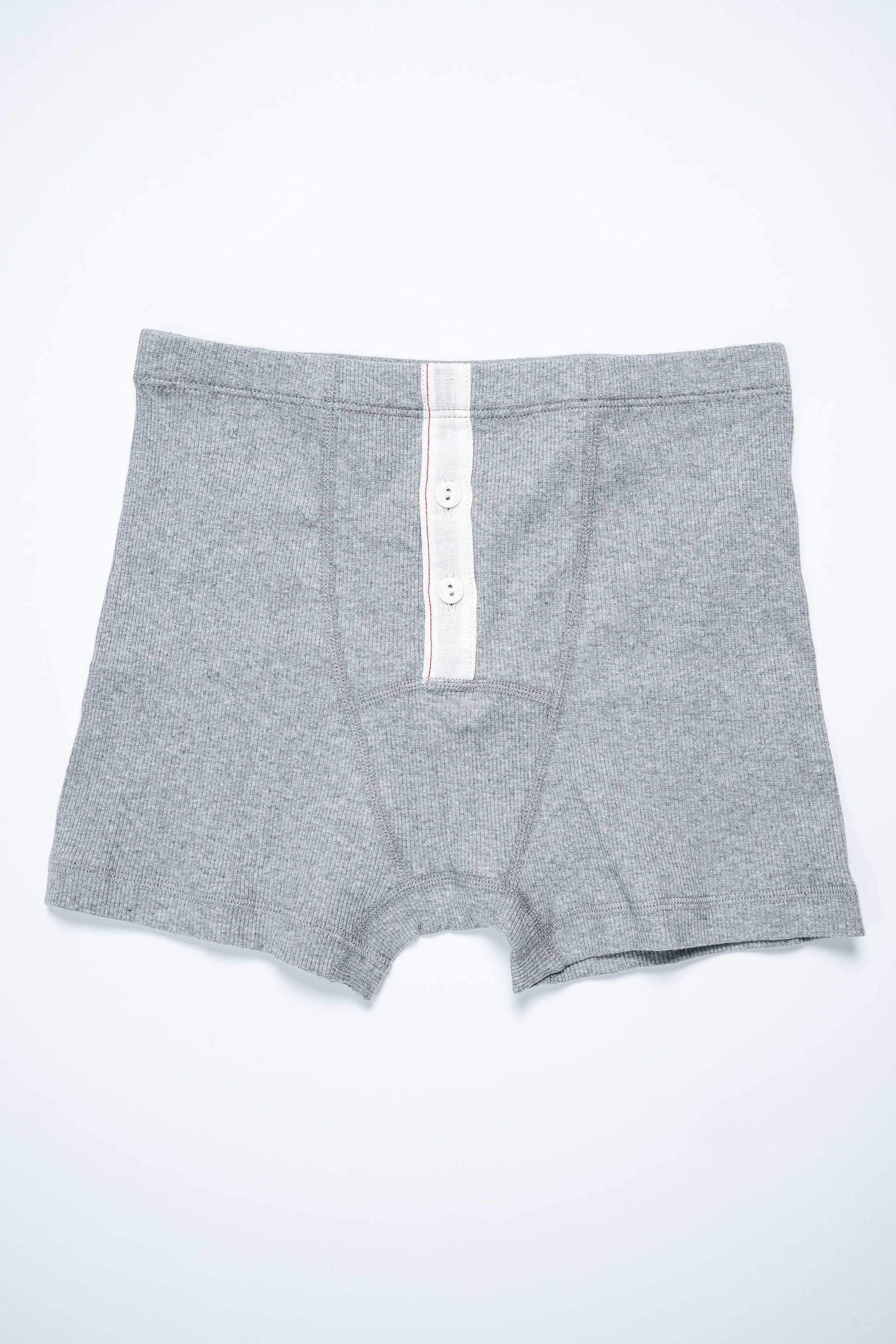 Hemen Biarritz Ribbed Boxer Brief - Heather Grey