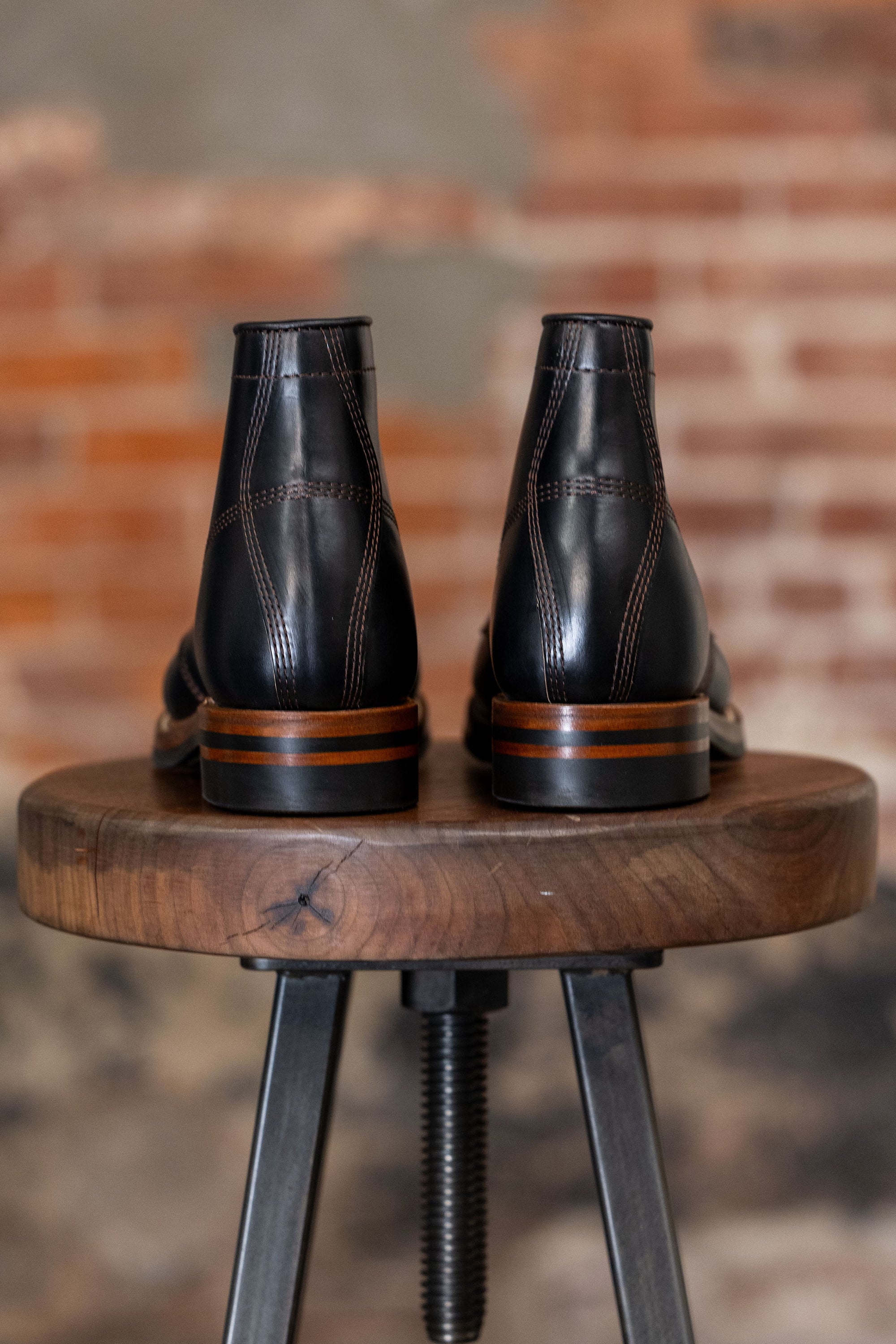 John Lofgren El Capitan Boots - Horween Leather Black Chromexcel