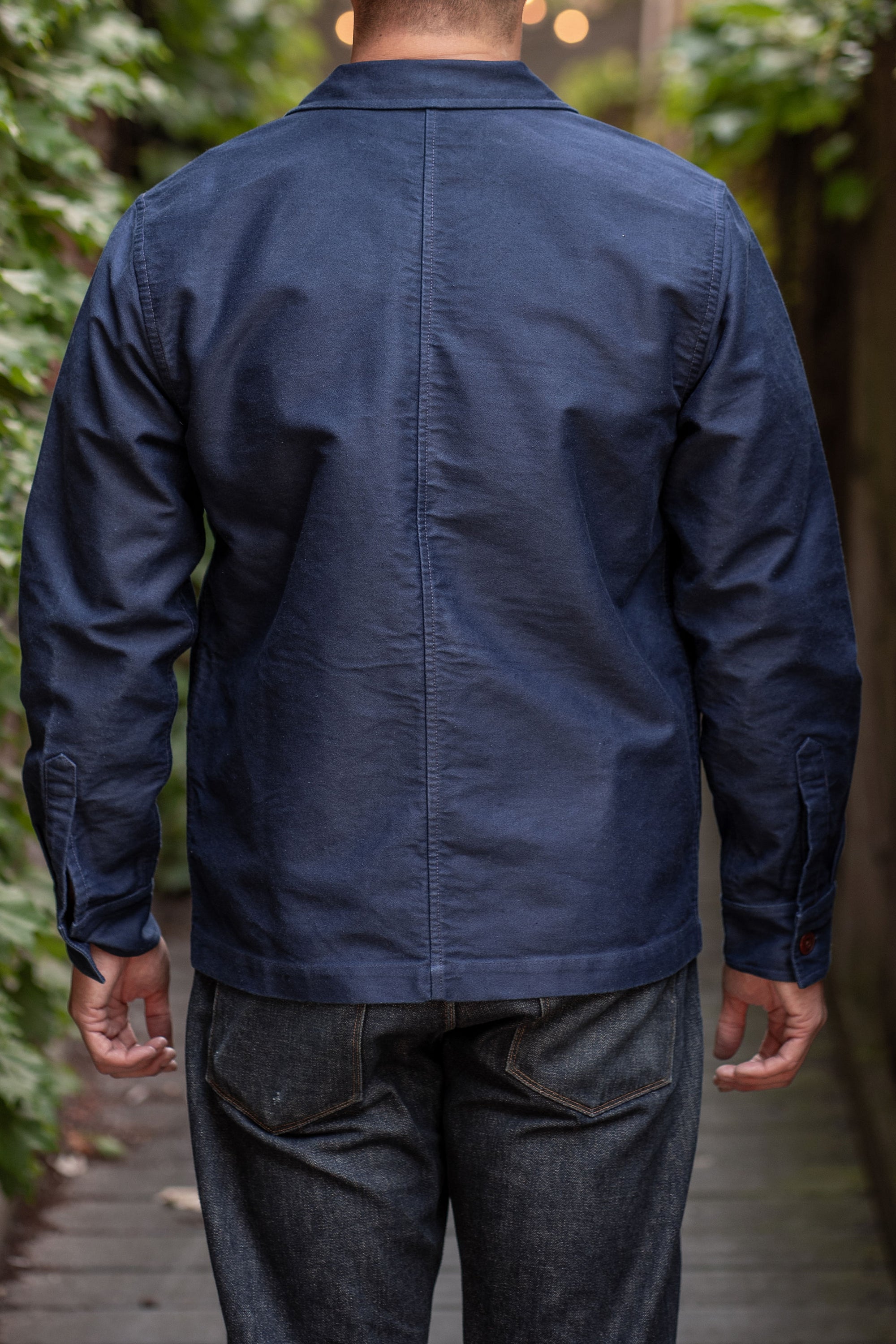 3sixteen French Work Jacket ~ Washed Indigo Moleskin