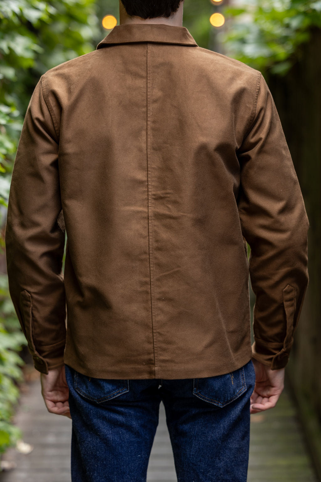 3sixteen French Work Jacket - Brown Moleskin