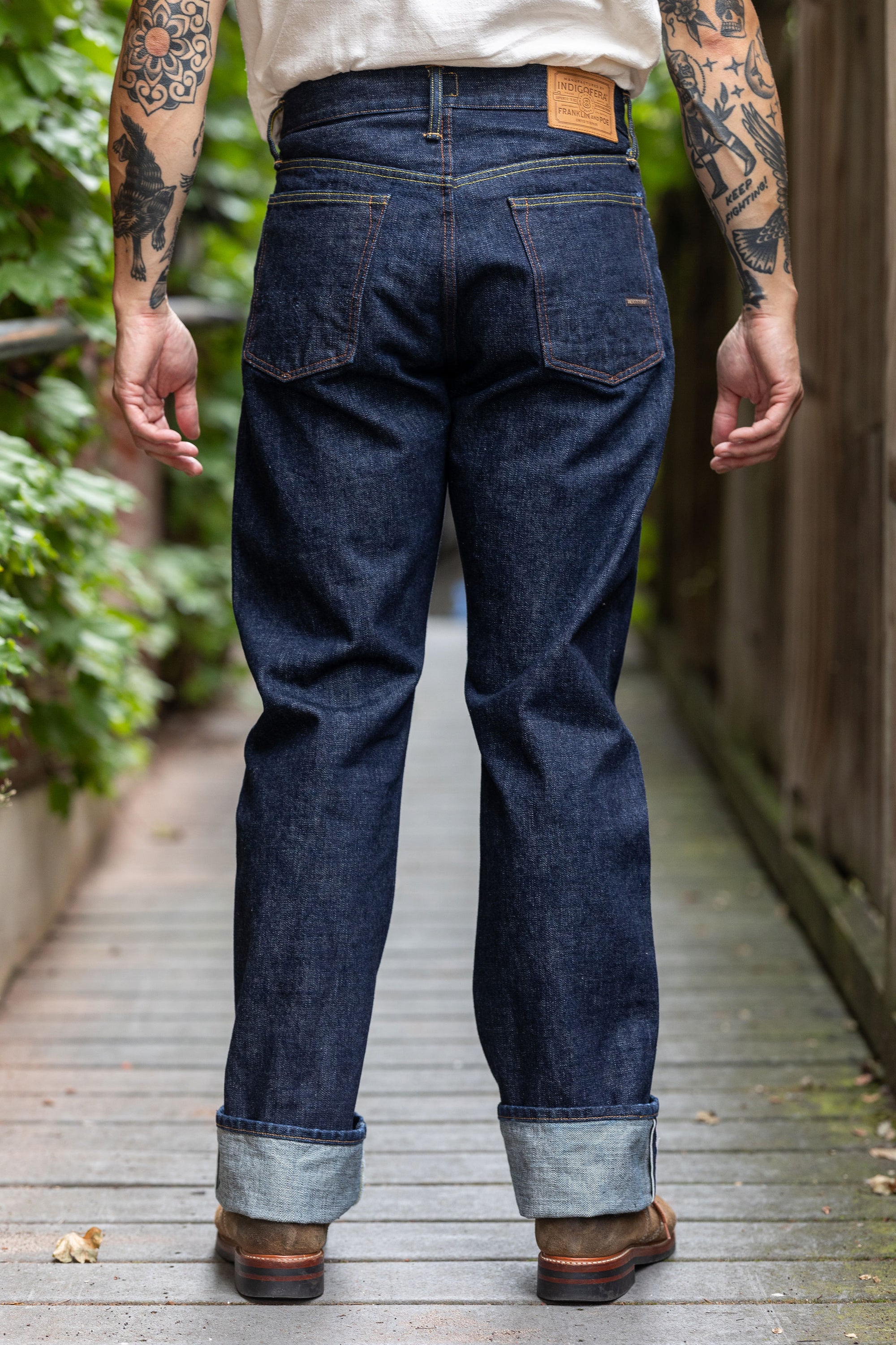 Indigofera x Franklin & Poe 8th Anniversary Kirk - 18oz Shiroyama Selvedge Denim