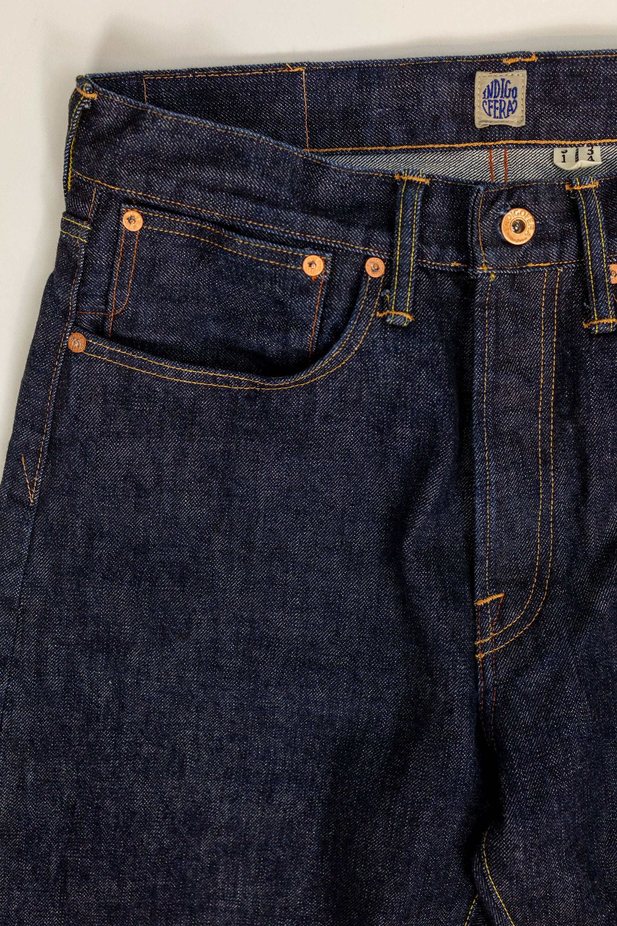 Indigofera x Franklin & Poe 8th Anniversary Kirk - 18oz Shiroyama Selvedge Denim