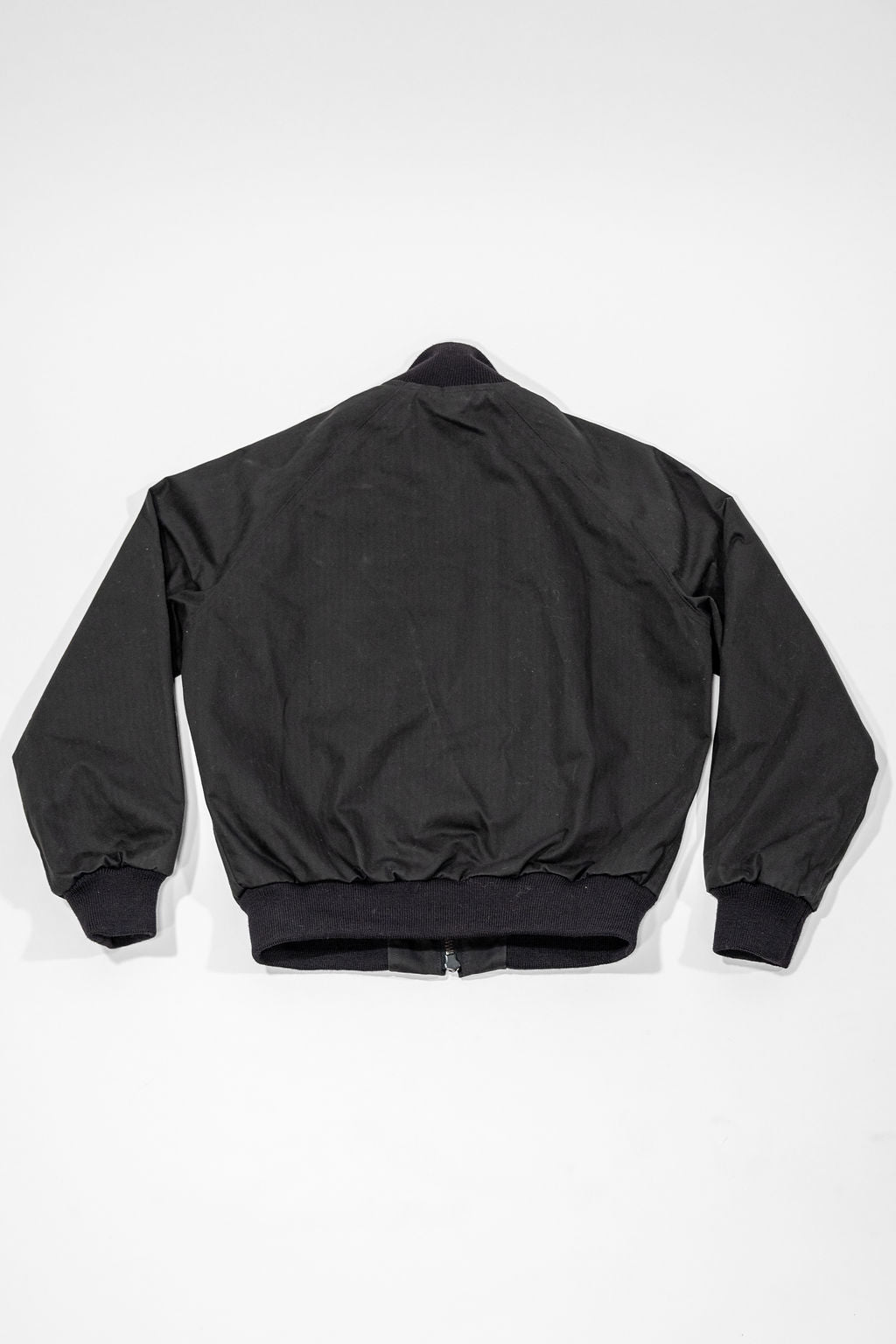 Dehen x Merz b. Schwanen Custom Pilot Jacket - Black Dry Wax Cotton