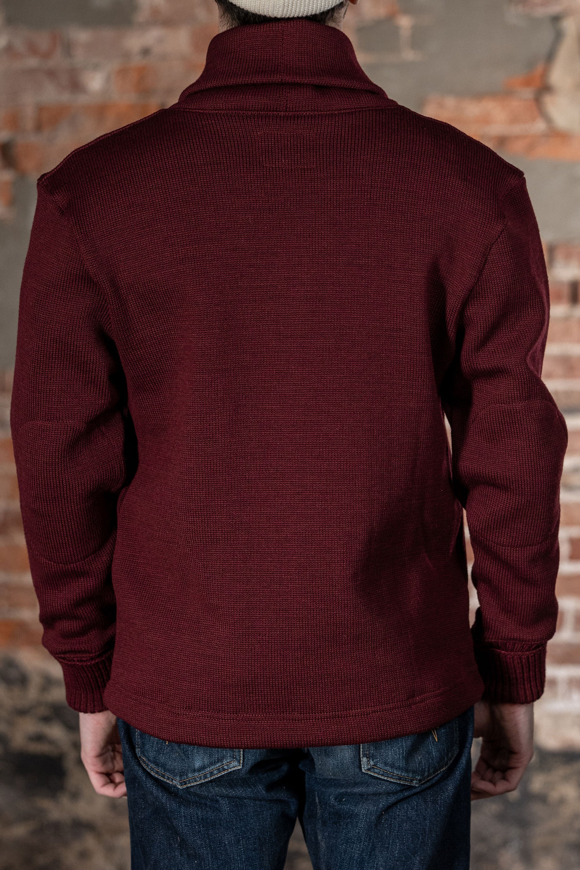 Dehen 1920 Shawl Sweater Coat - Burgundy