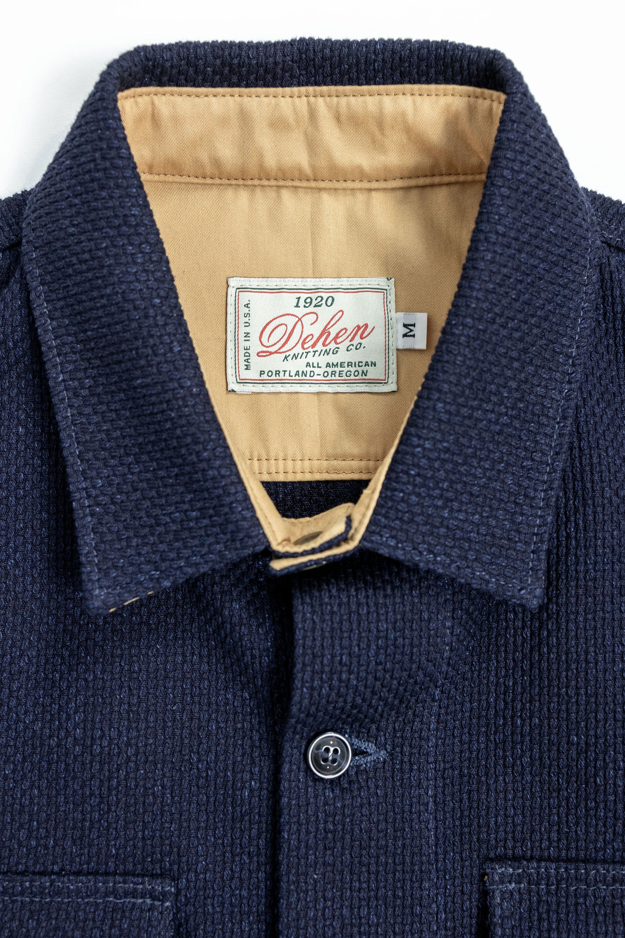 Dehen 1920 Crissman Overshirt - Sashiko Cotton Indigo