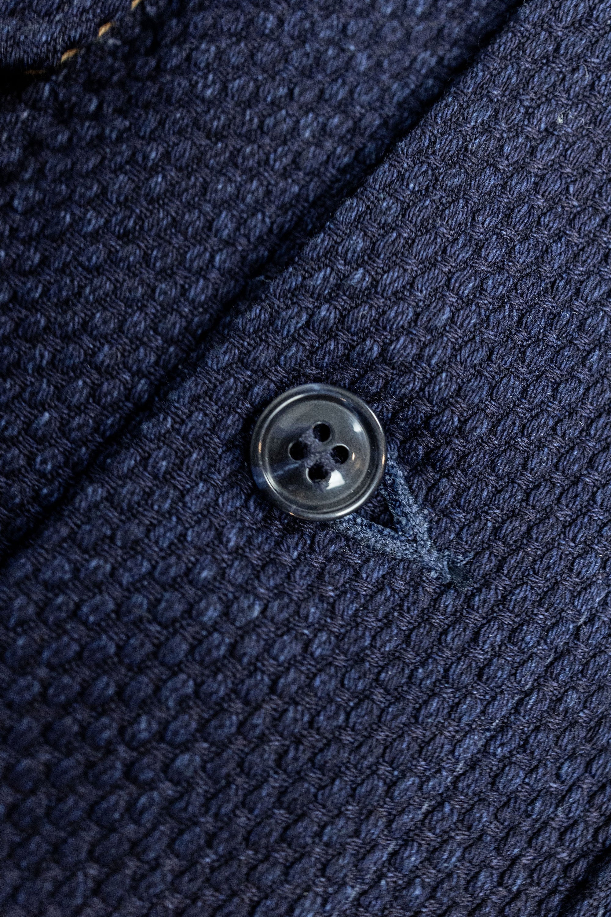 Dehen 1920 Crissman Overshirt - Sashiko Cotton Indigo