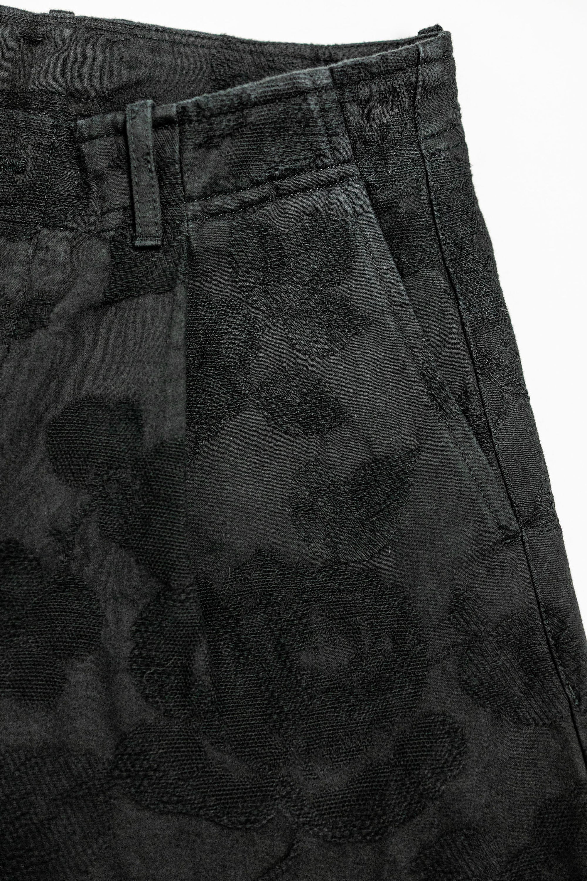 Hansen Garments Bobby Wide Pleated Trousers - Black Flowers