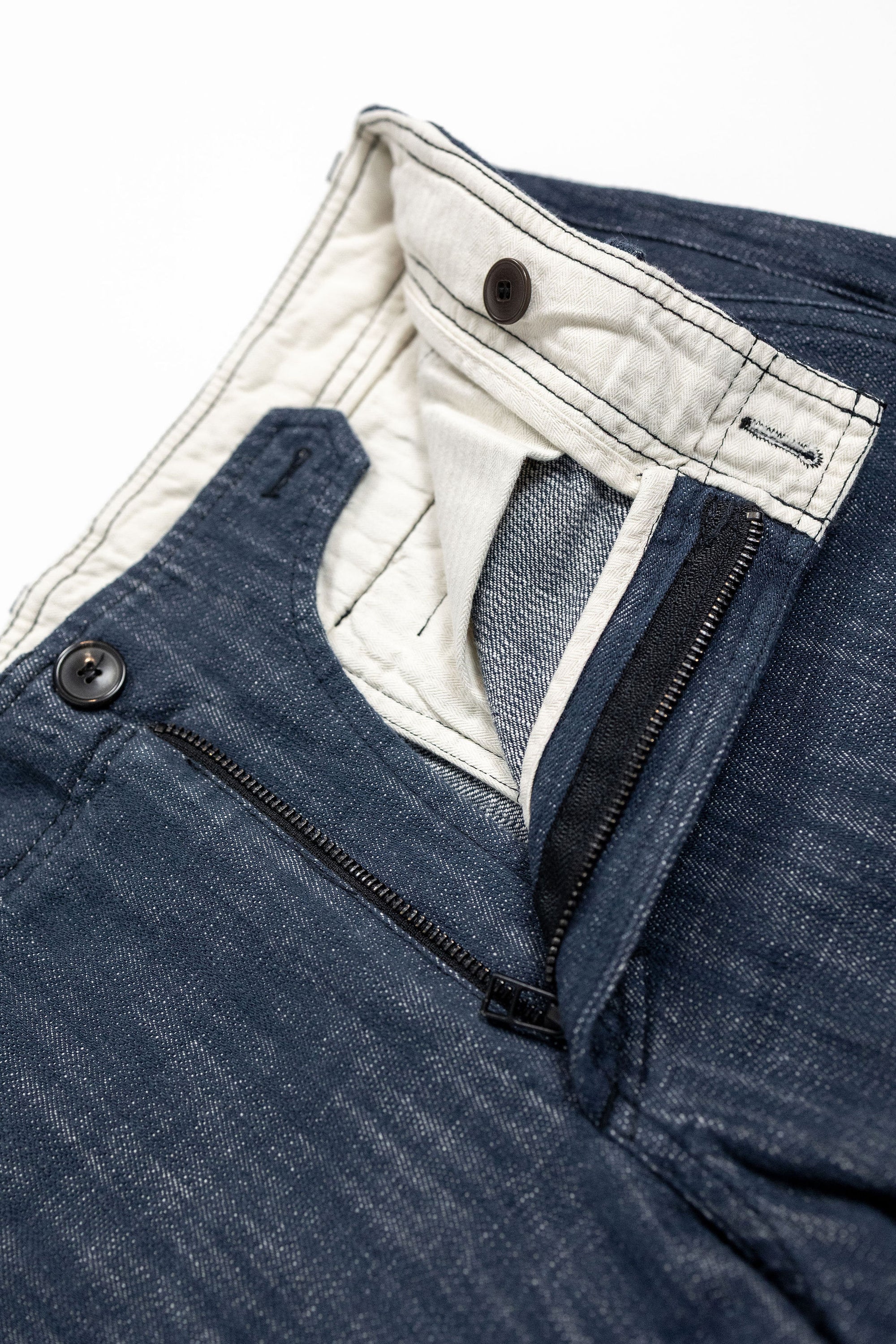 Hansen Garments Trygve Wide Cut Cropped Trousers - Denim Blue