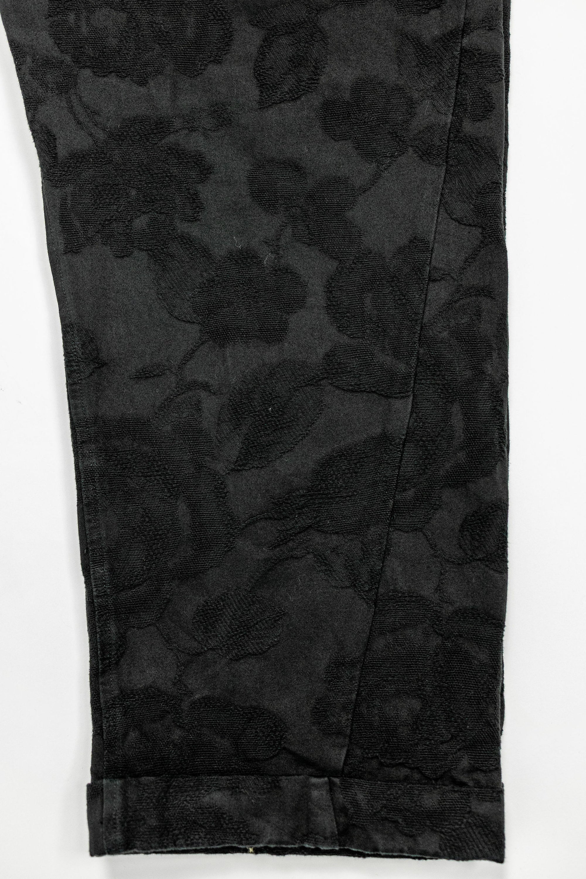 Hansen Garments Bobby Wide Pleated Trousers - Black Flowers
