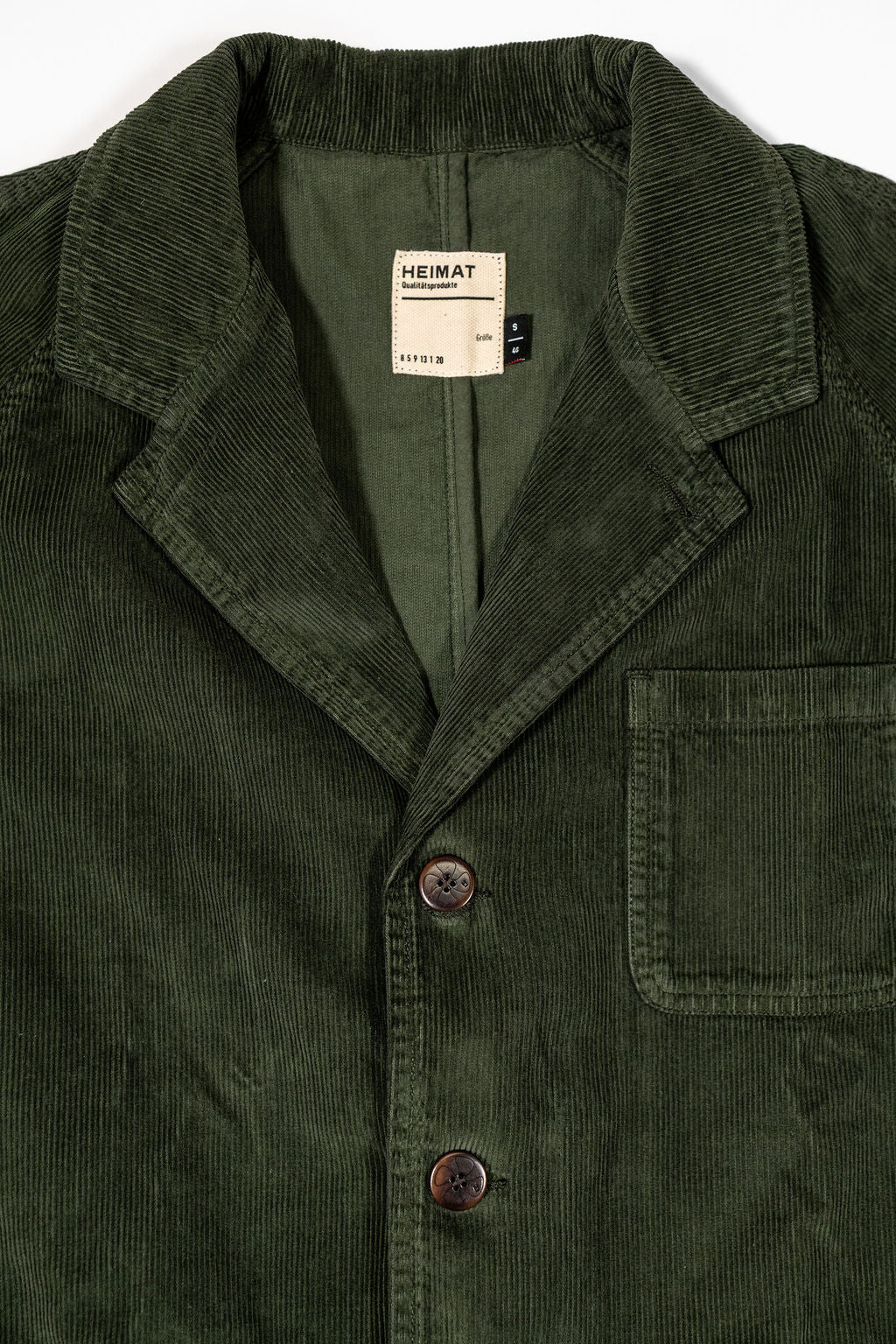 Heimat Textil Artist Blazer Cord - Military Green