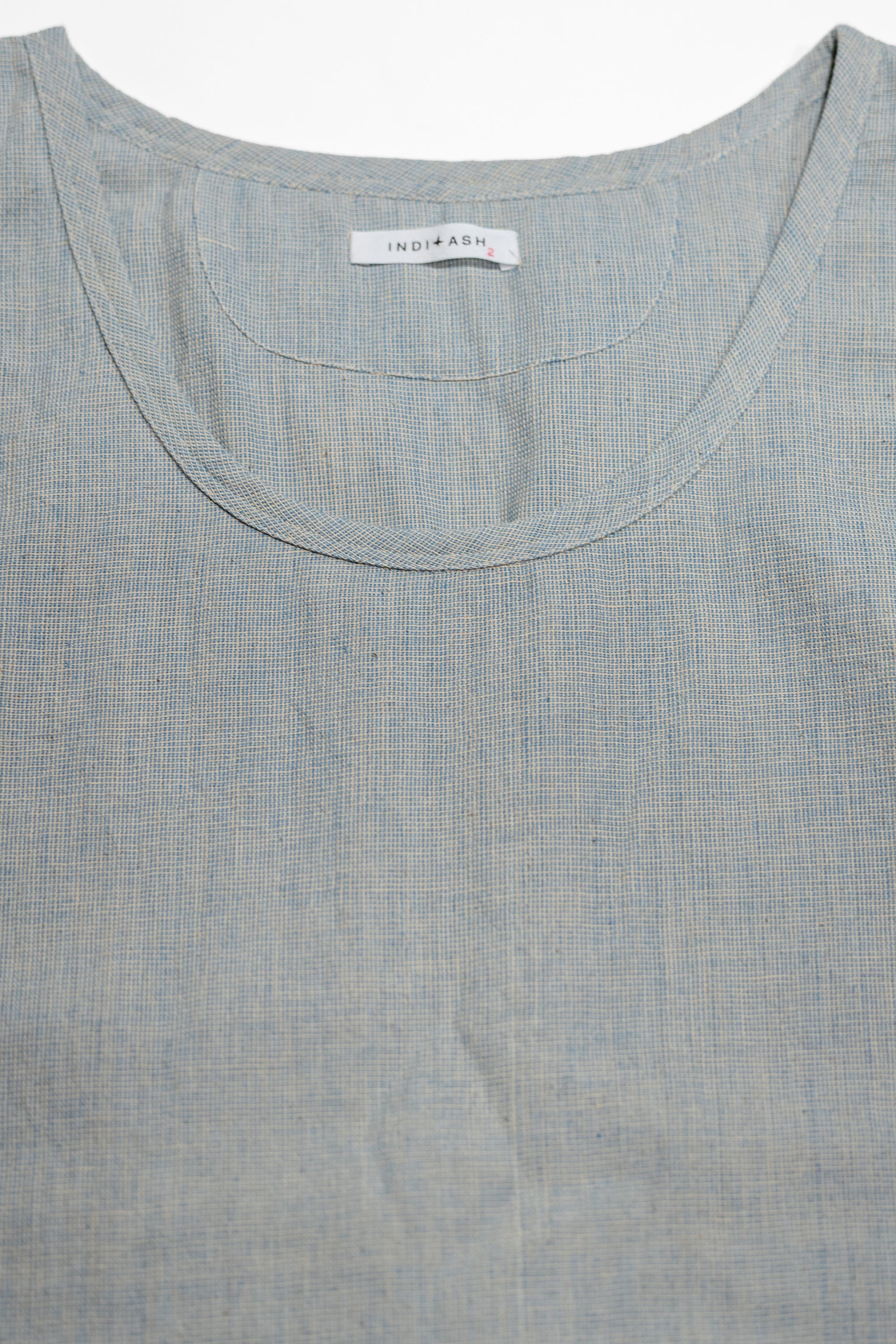 Indi + Ash Ripley Tank Handwoven Kala Cotton -Indigo/Natural