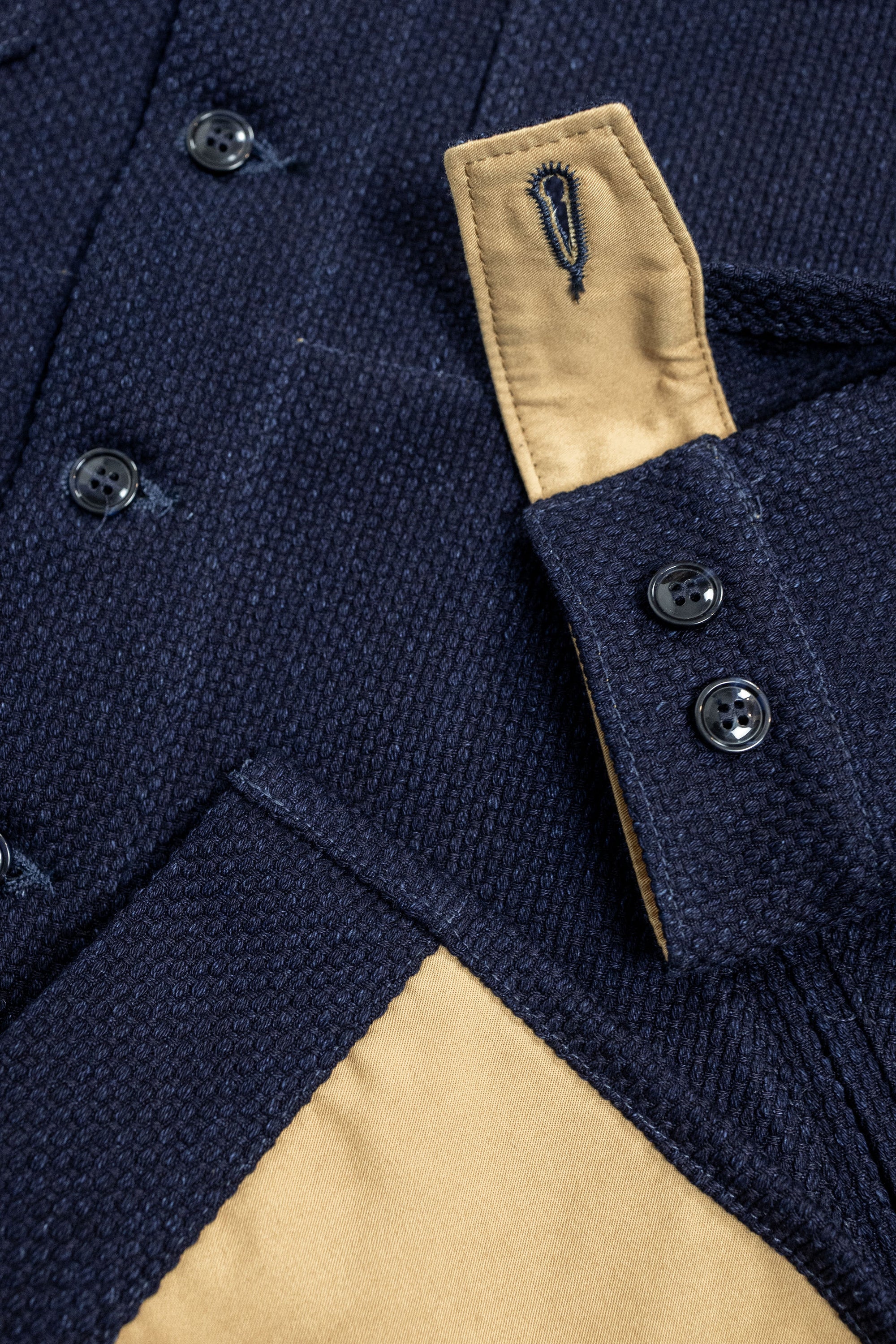 Dehen 1920 Crissman Overshirt - Sashiko Cotton Indigo