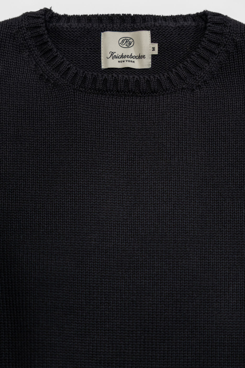 Knickerbocker Ivy Cotton Sweater - Black