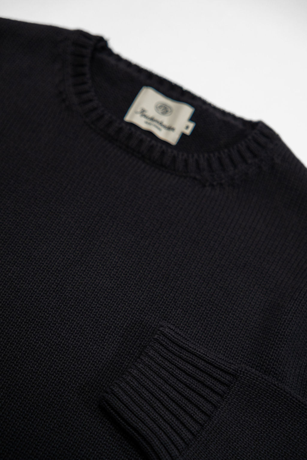 Knickerbocker Ivy Cotton Sweater - Black