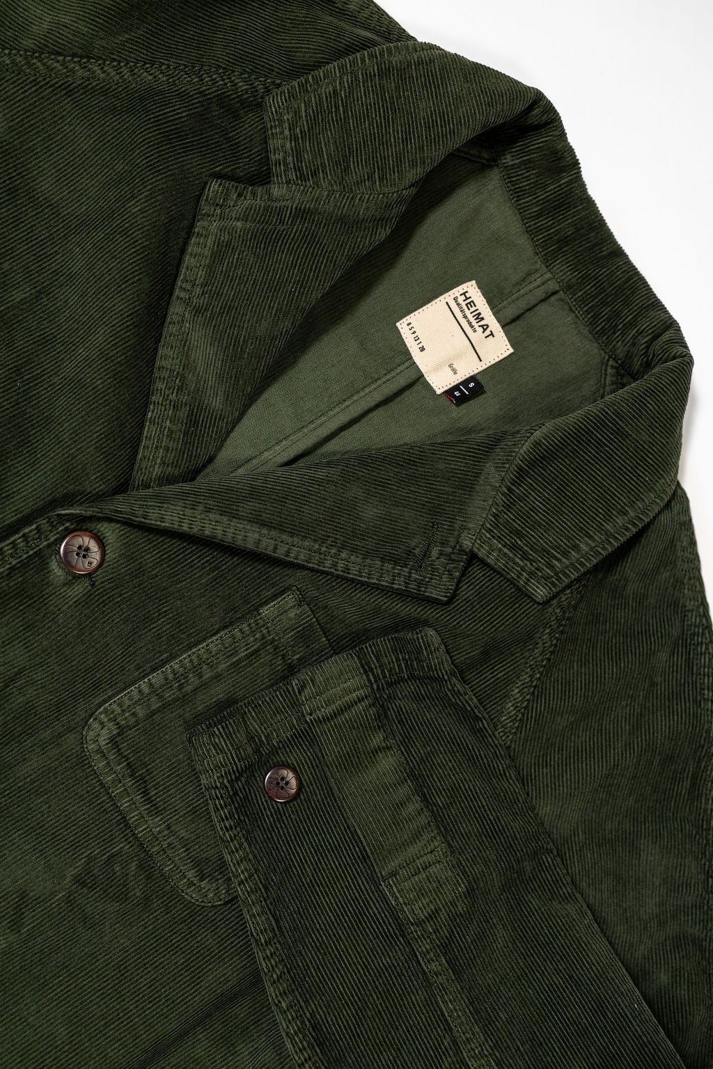 Heimat Textil Artist Blazer Cord - Military Green