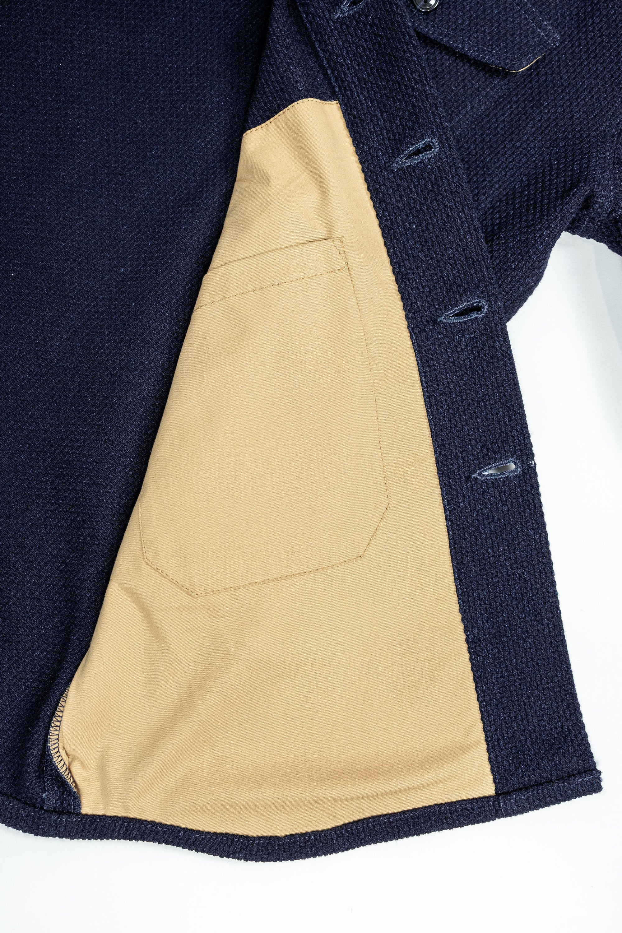 Dehen 1920 Crissman Overshirt - Sashiko Cotton Indigo