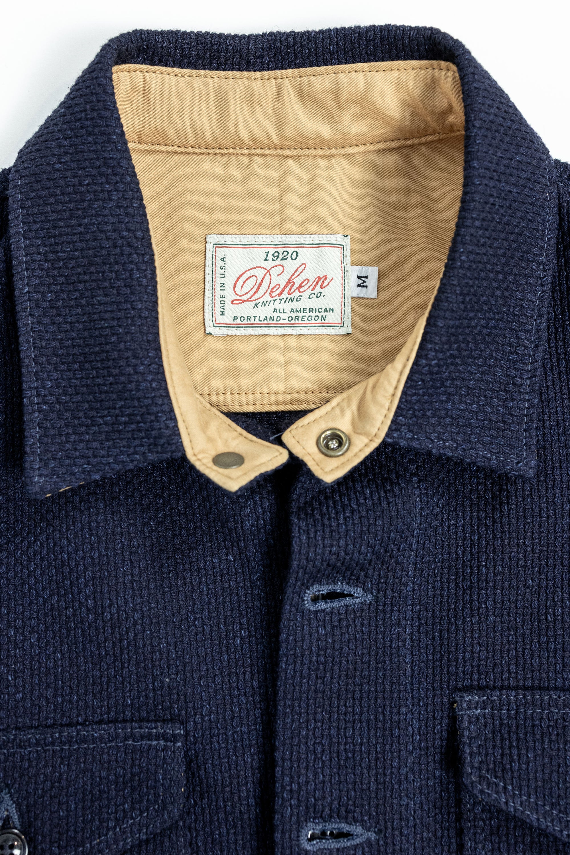 Dehen 1920 Crissman Overshirt - Sashiko Cotton Indigo