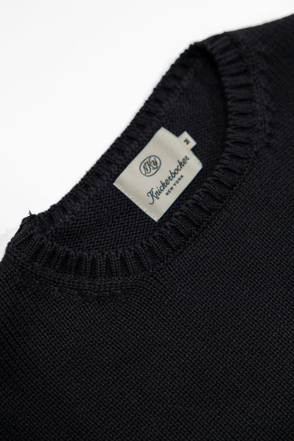 Knickerbocker Ivy Cotton Sweater - Black