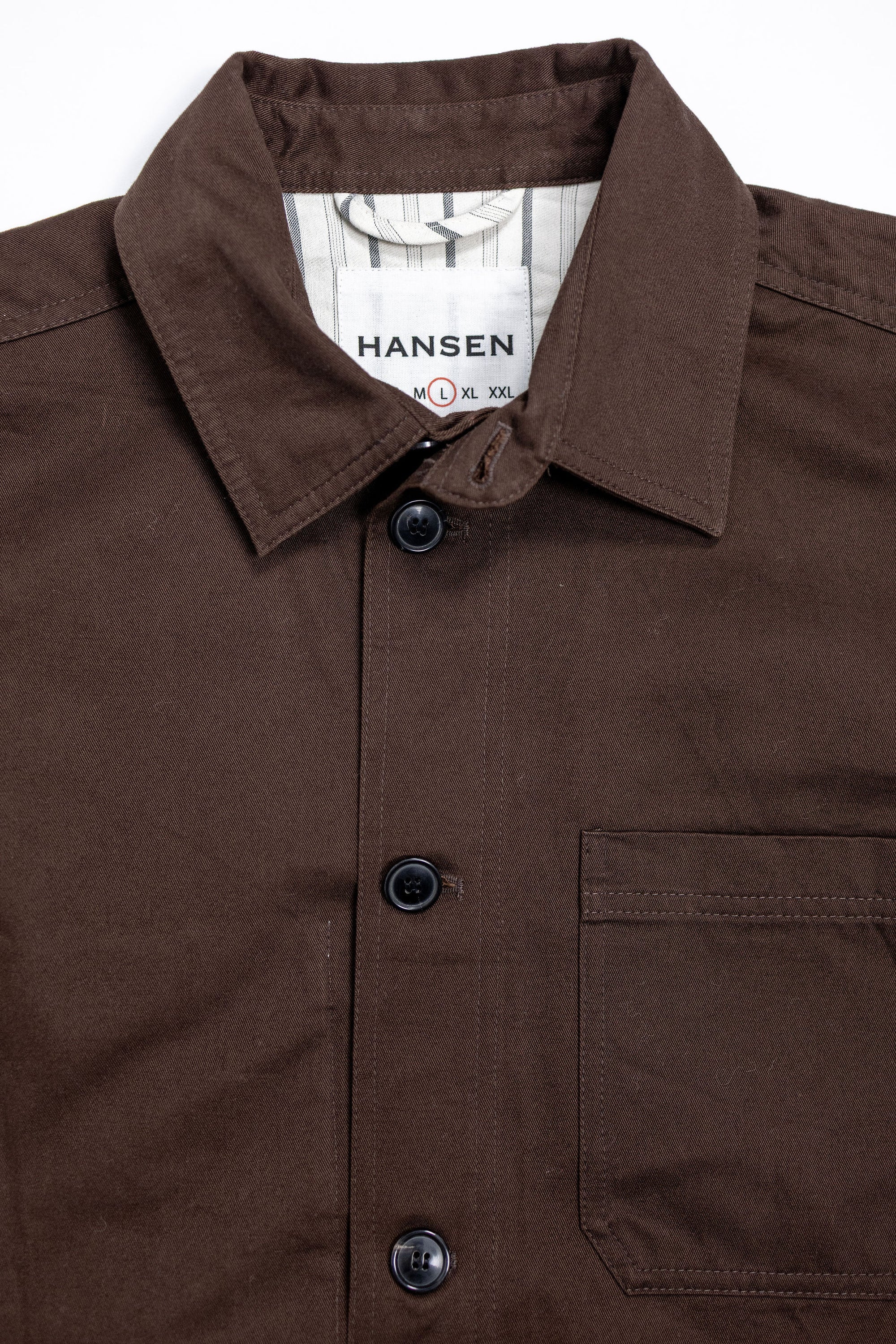 Hansen Garments Bendik Workwear Jacket - Chestnut